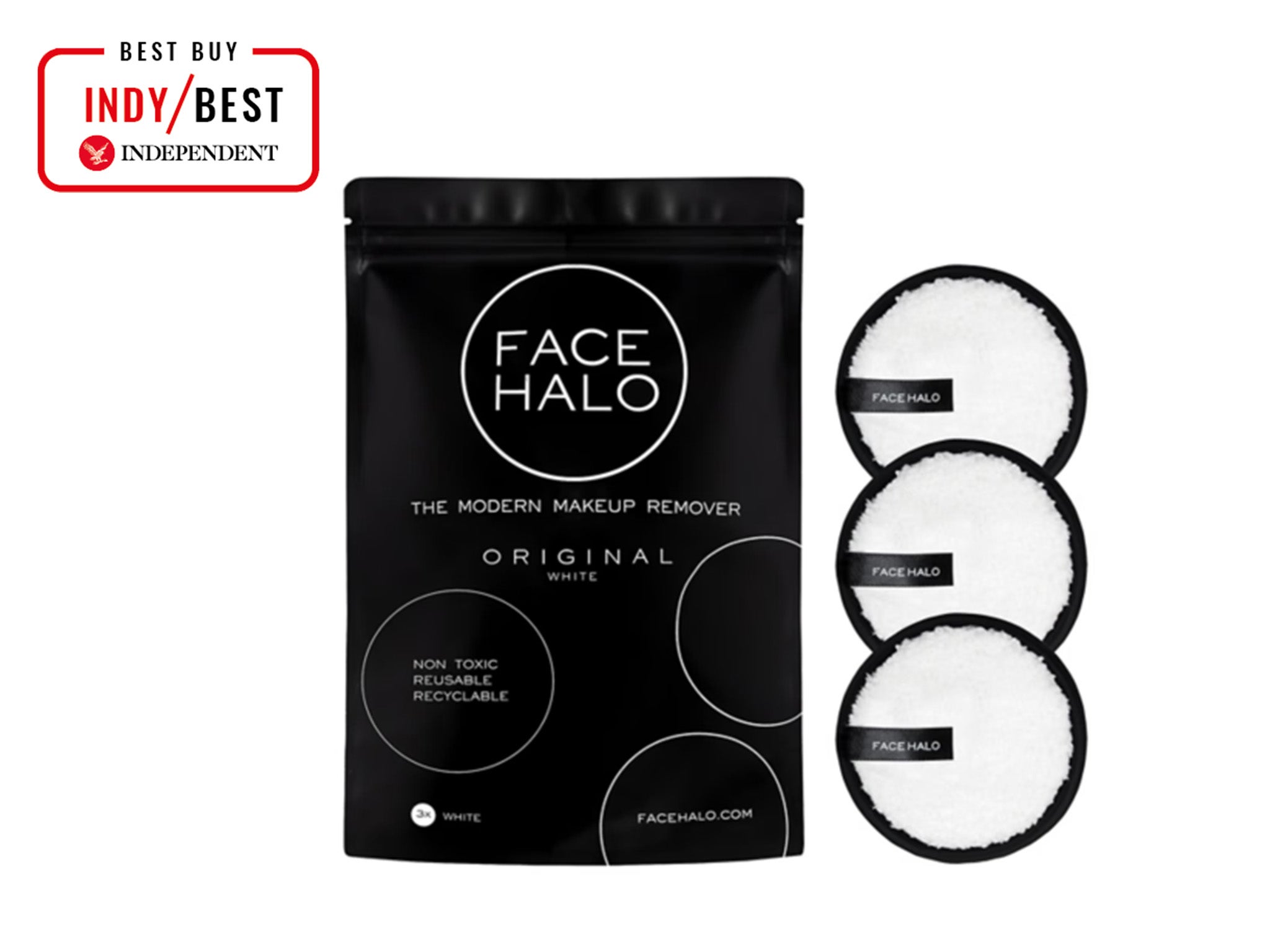 Face Halo make-up remover pad original 3s