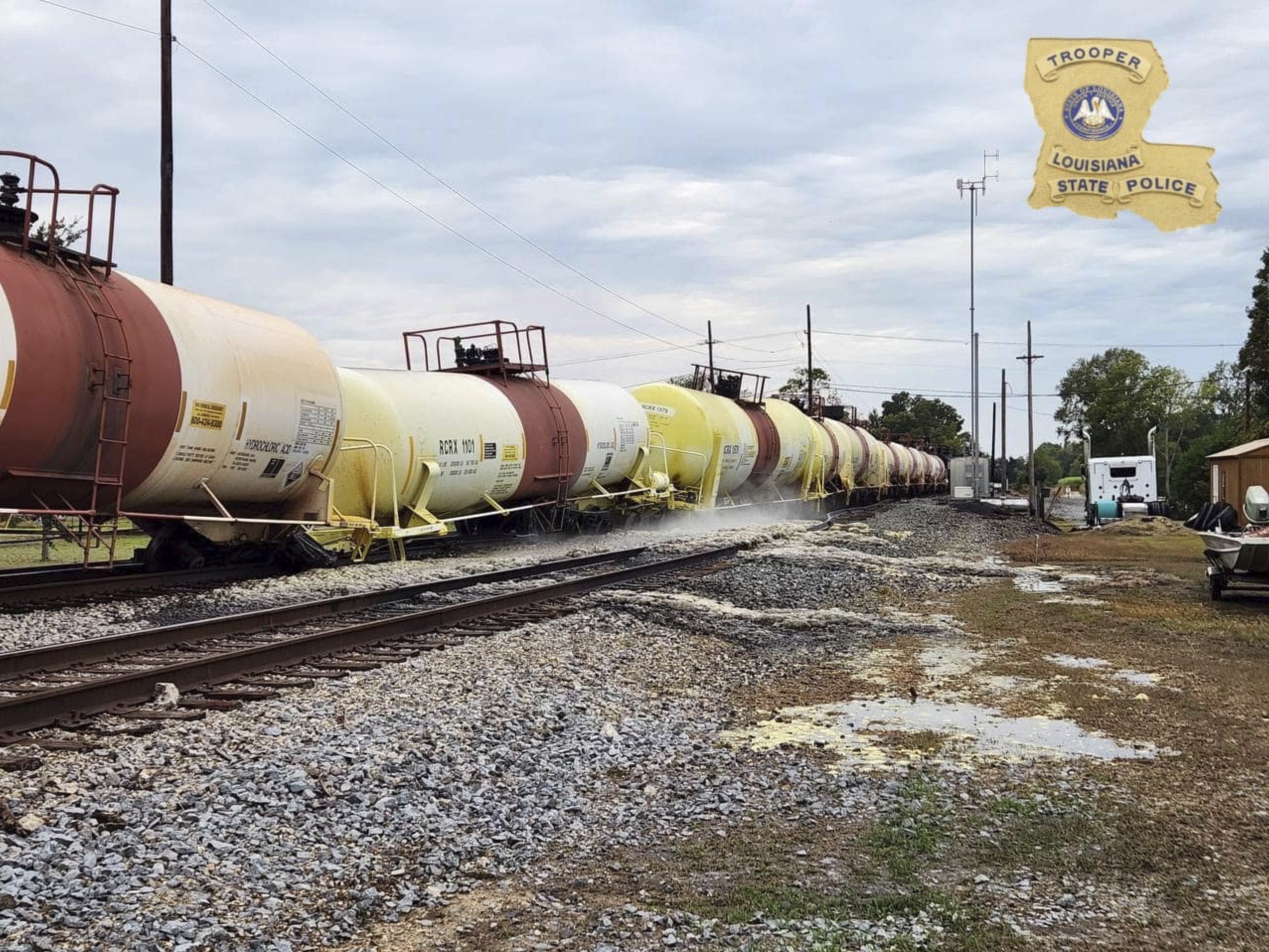 Louisiana Train Derailment Acid