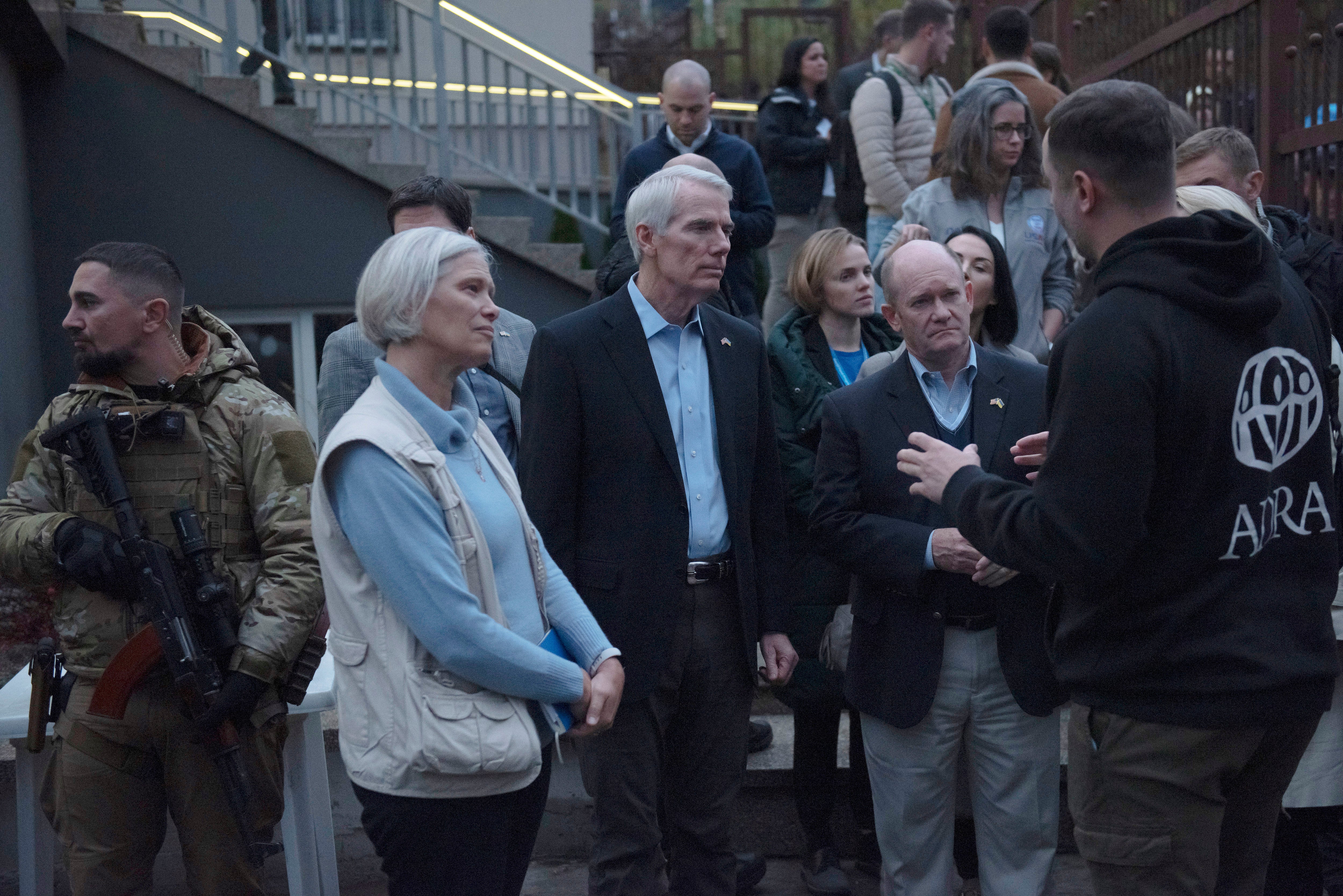 Russia Ukraine War US Senators Visit