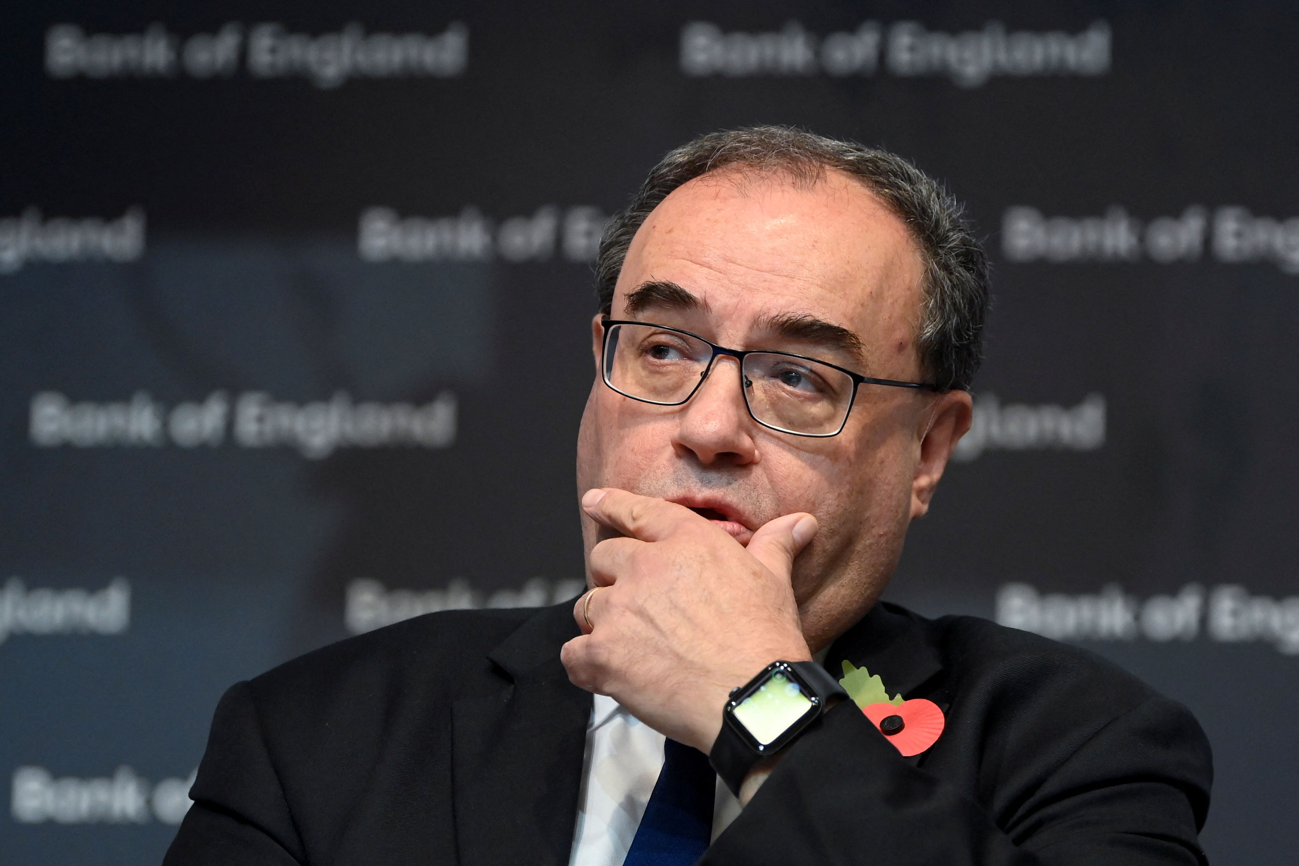 Governor of the Bank of England Andrew Bailey