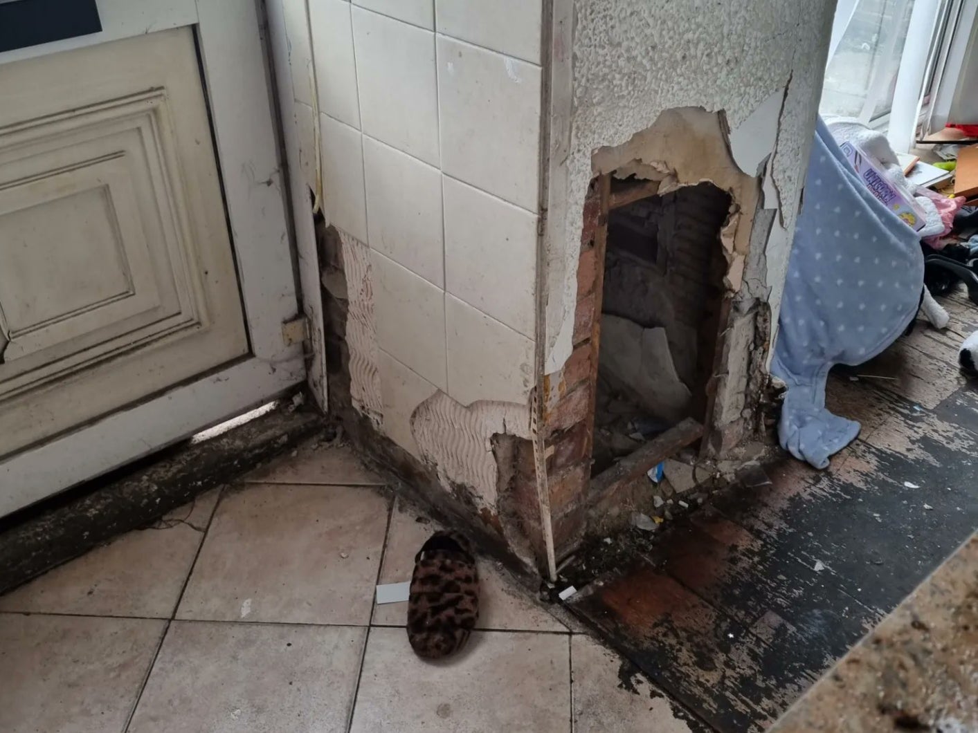 A tradesman shared images of Irene’s house on social media after neighbours shared their concerns