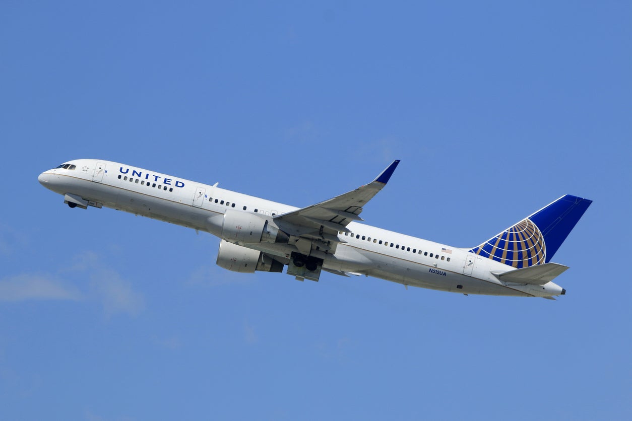 United Airlines Boeing 757s are reportedly affected