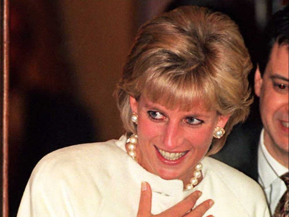 Diana in January 1996