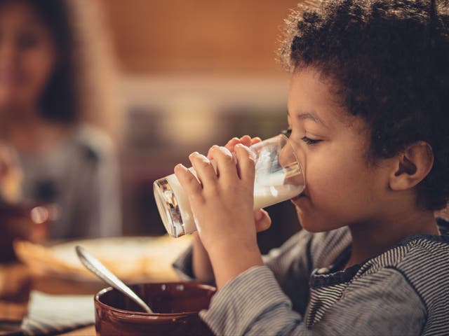 <p>Children under five can get milk for free through childcare providers under a government scheme</p>