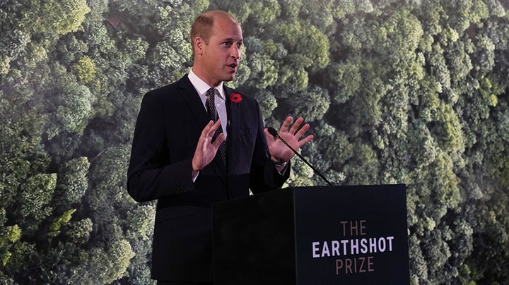 Prince William announces finalists for million-pound Earthshot prize