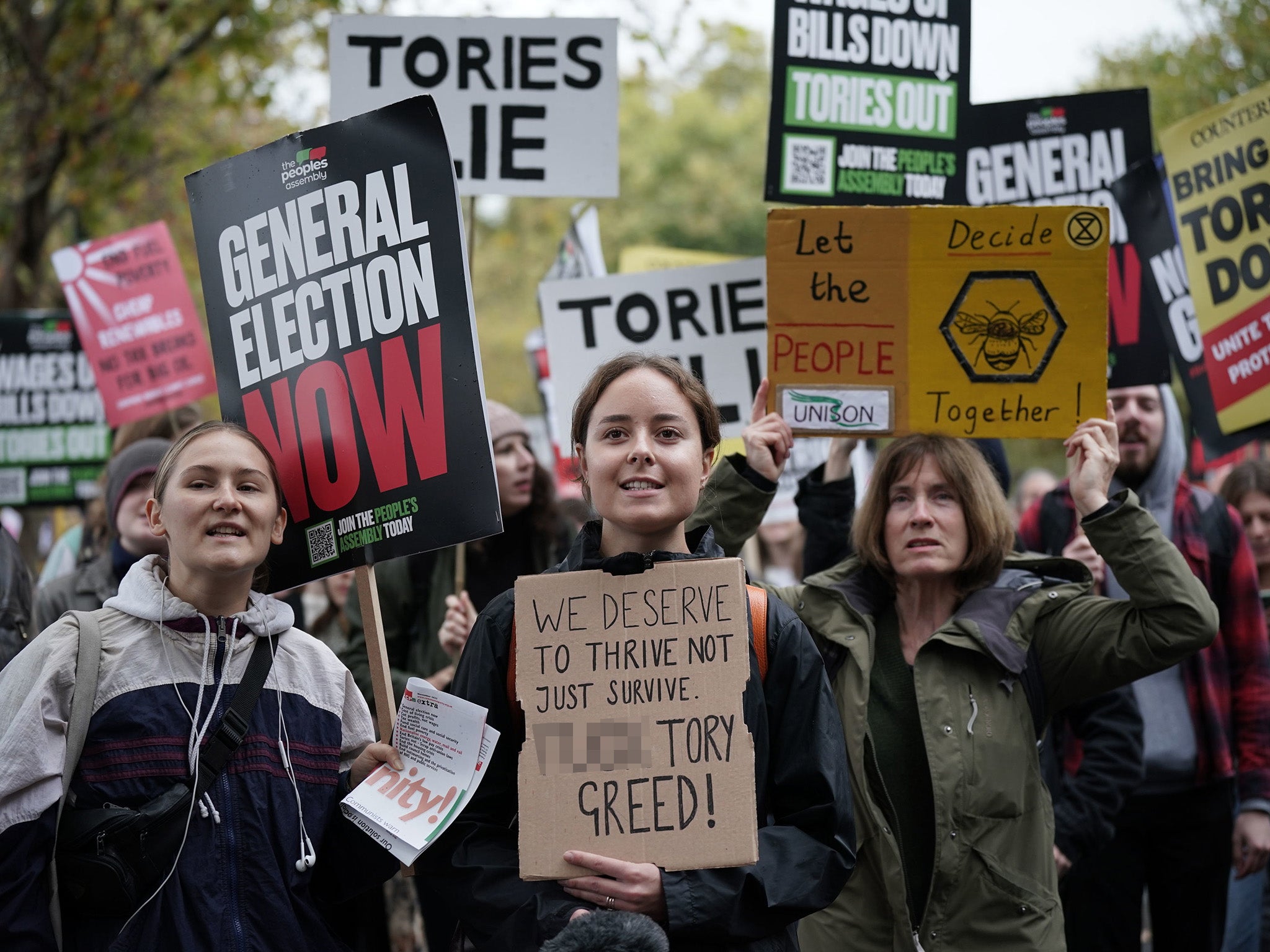 The Tories are on their third prime minister since the 2019 election