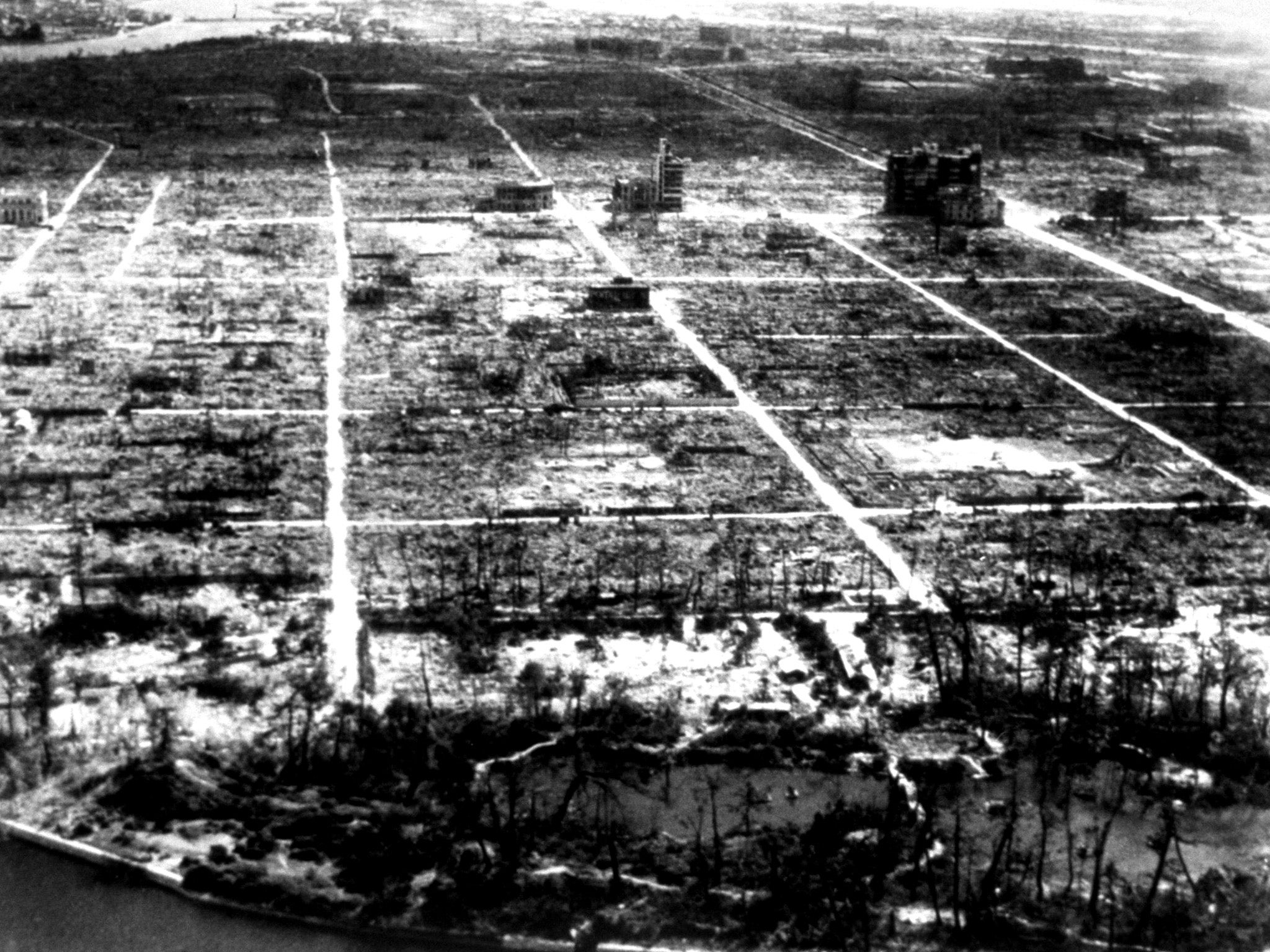 Hiroshima after the nuclear bombing