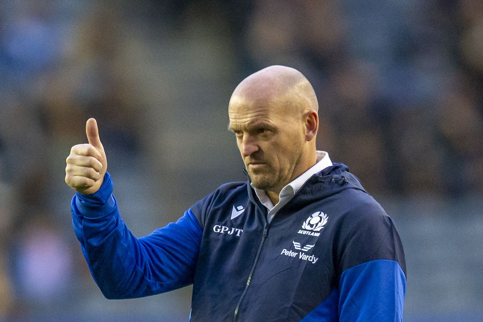 Scotland head coach Gregor Townsend before the Autumn International match at BT Murrayfield Stadium, Edinburgh. Picture date: Saturday October 29, 2022.