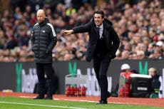 Unai Emery ‘so happy’ with debut Villa win as Erik ten Hag bemoans meek Man Utd