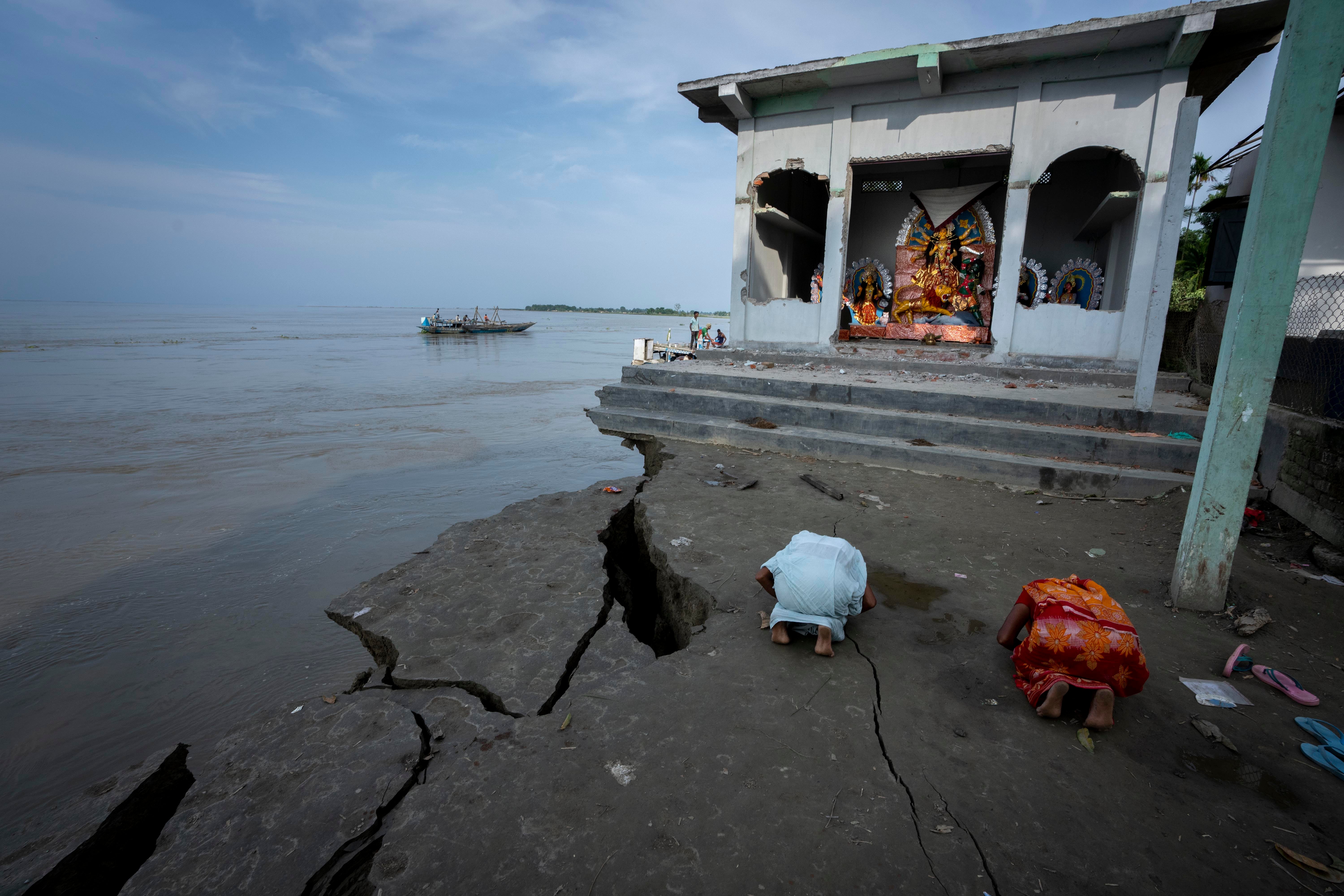 India Climate Erosion Photo Gallery