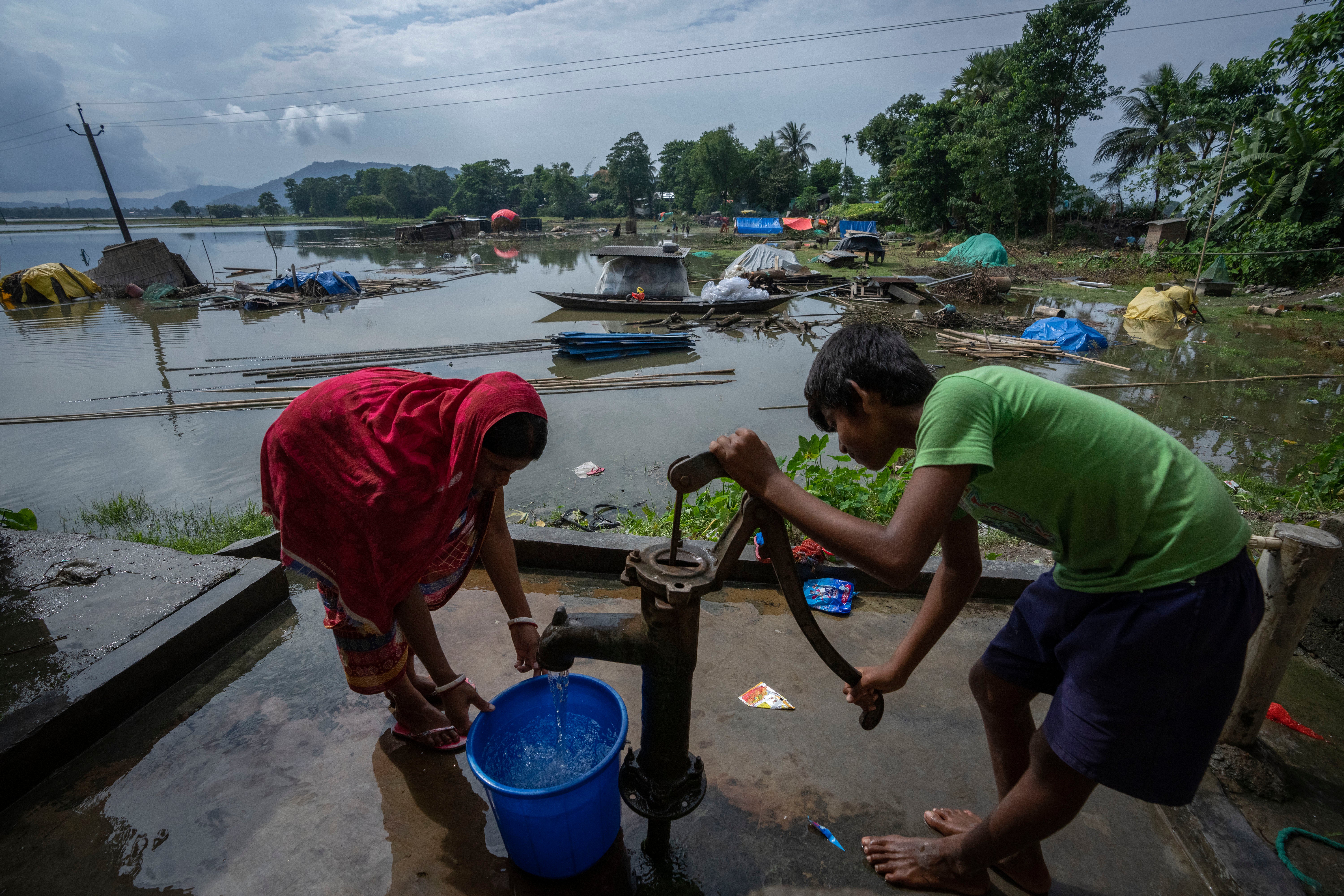 India Climate Erosion Photo Gallery