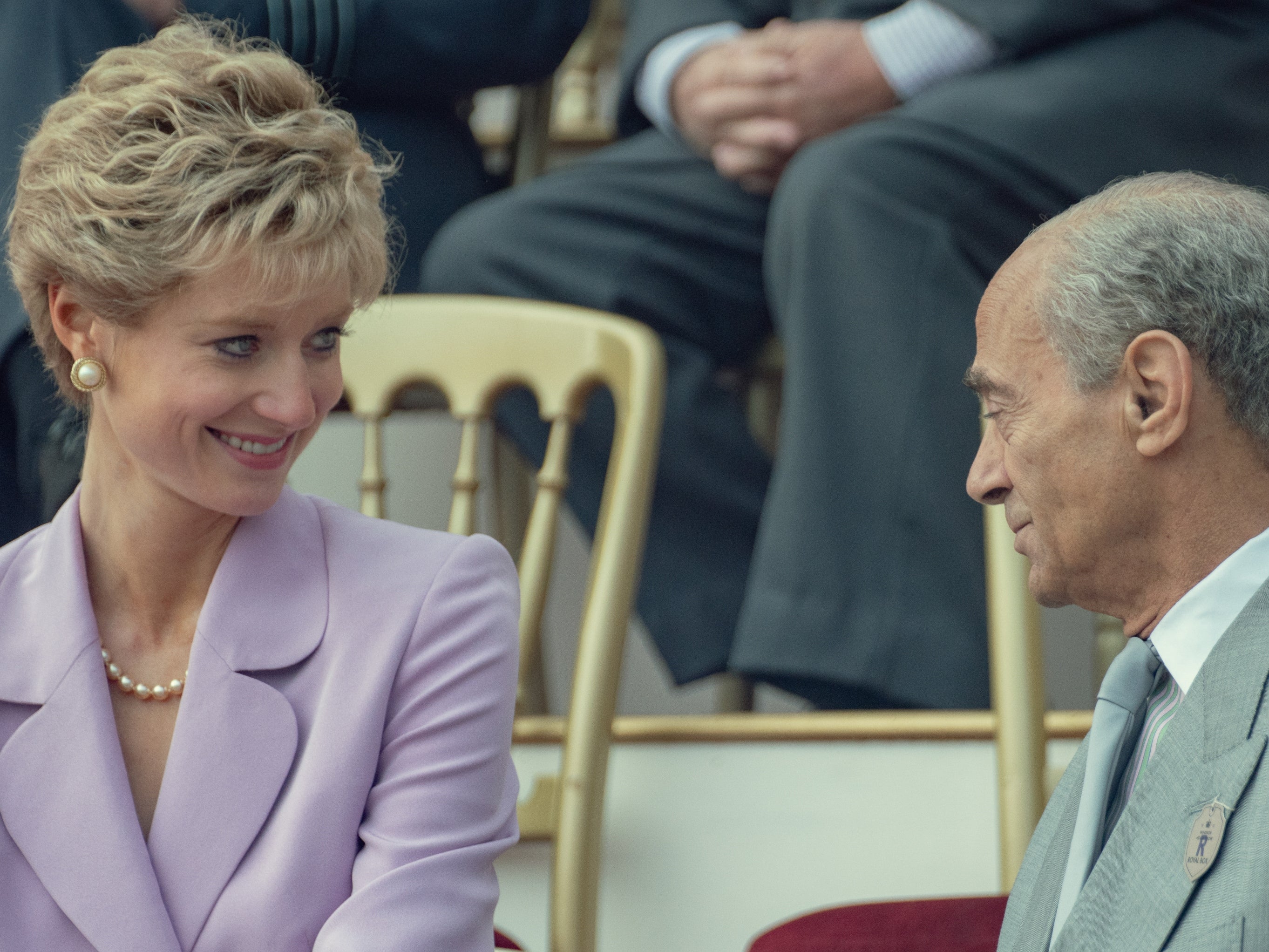 Elizabeth Debicki as Diana, Princess of Wales in The Crown