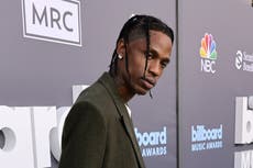 ‘This is so horrible’: Travis Scott derided for social media posts one year after Astroworld concert tragedy