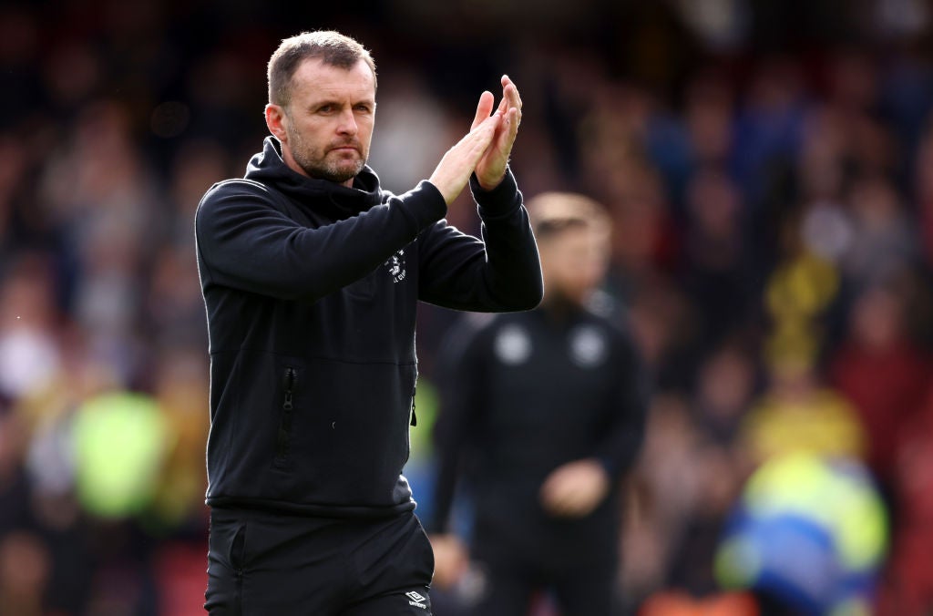 Nathan Jones took Luton to the Championship play-offs last season