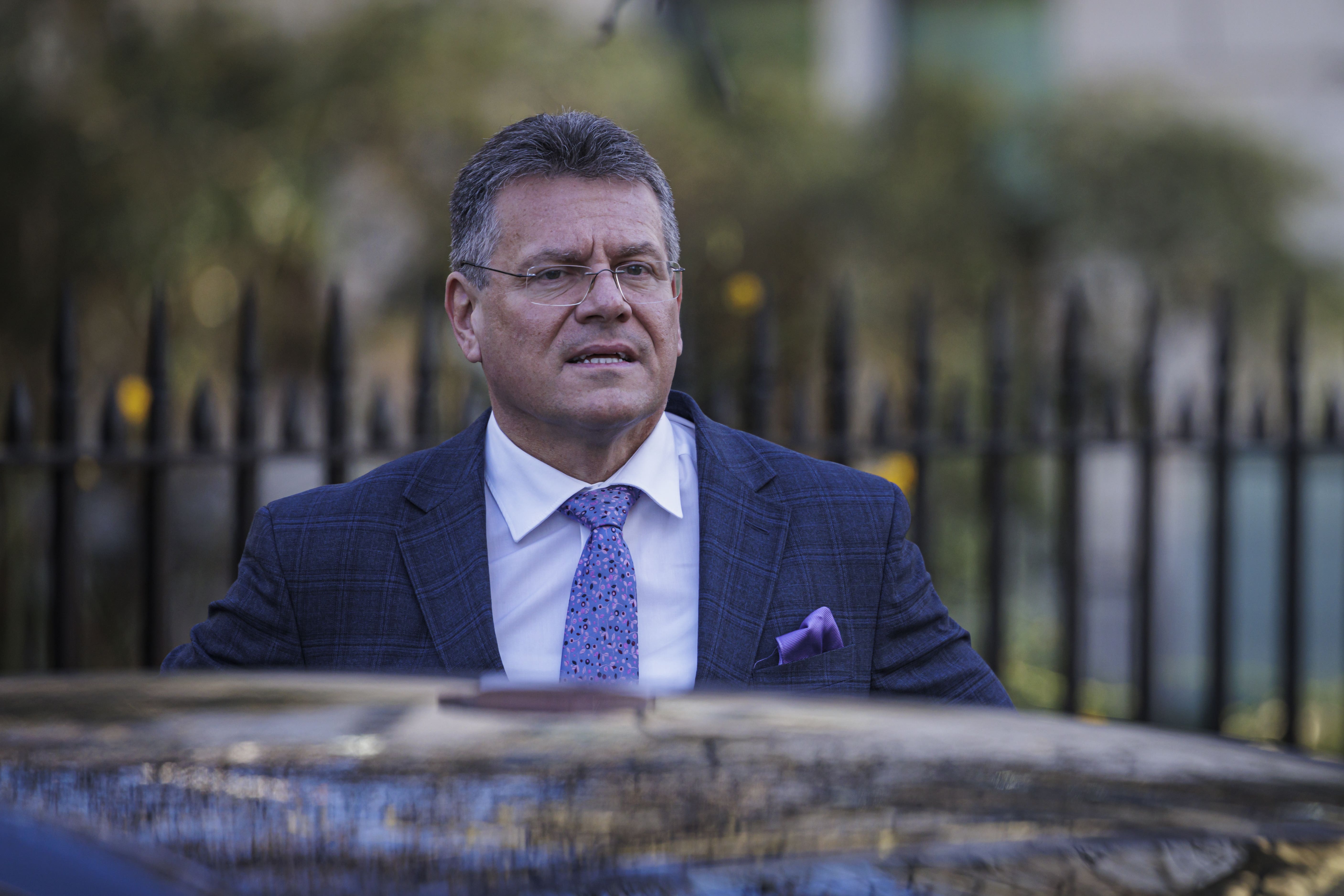 European Commission vice-president Maros Sefcovic (Rob Pinney/PA)