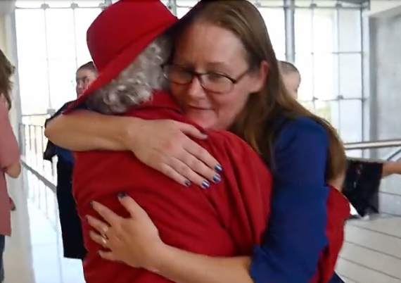 Holly Miller is reunited with her grandmother Donna Casasanta after 40 years