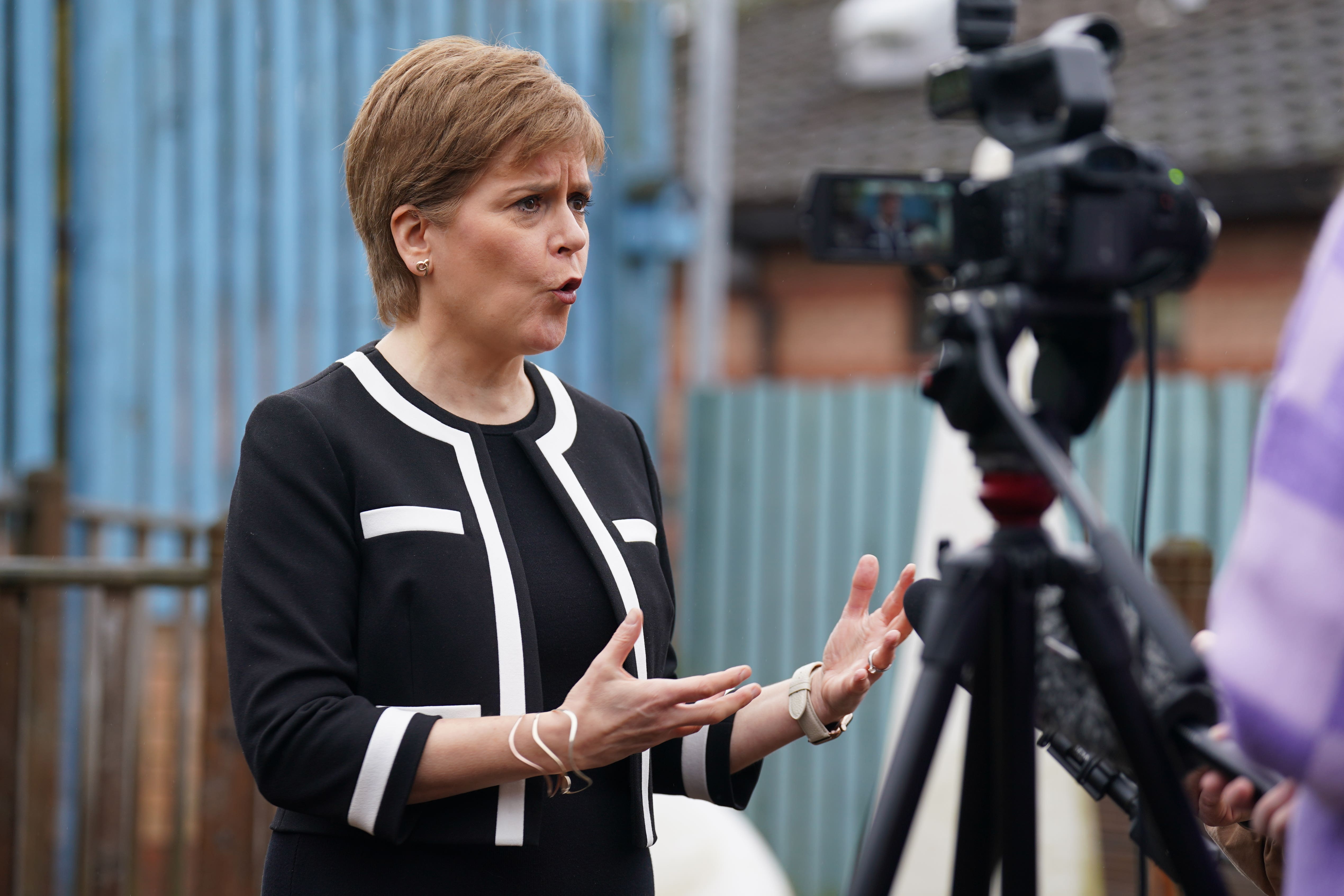 Nicola Sturgeon will use her second day at Cop27 in Egypt to announce further funding for loss and damage (Andrew Milligan/PA)