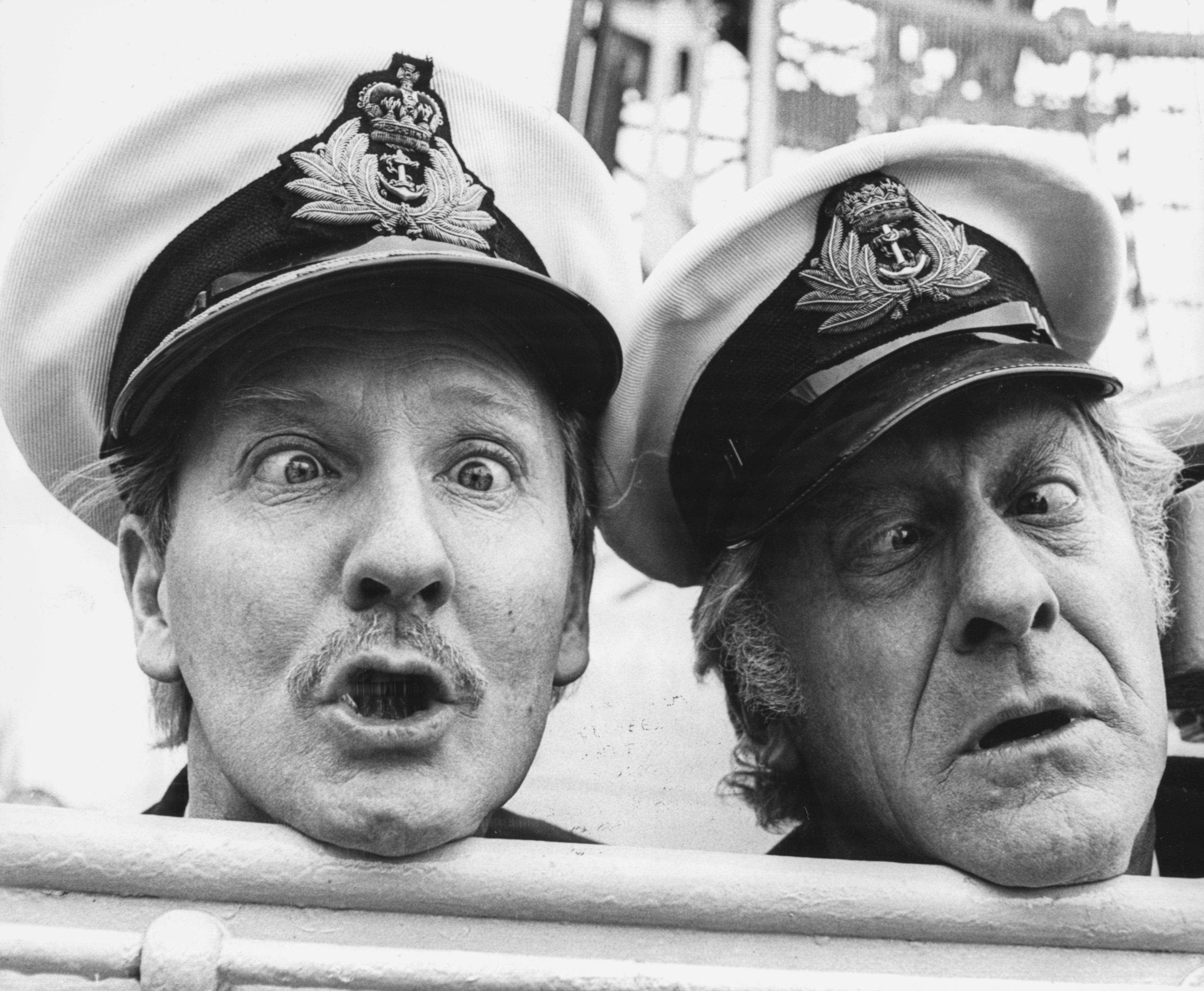 Phillips (left) with Jon Pertwee in 1969