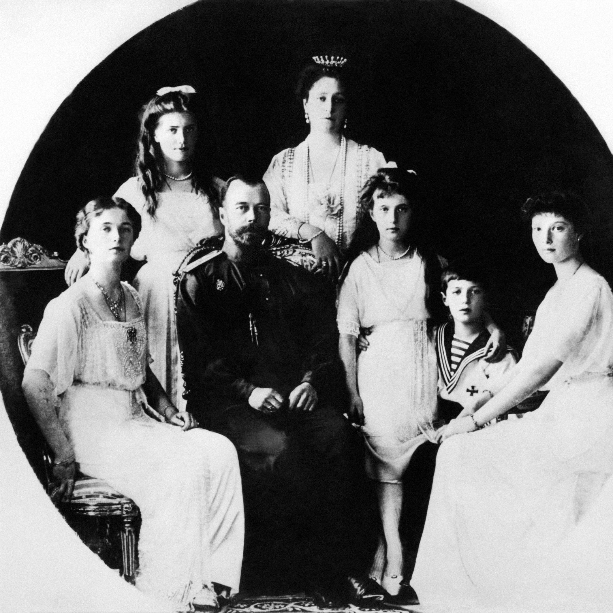 Tsar Nicholas II, Princess Alix of Hesse and their children