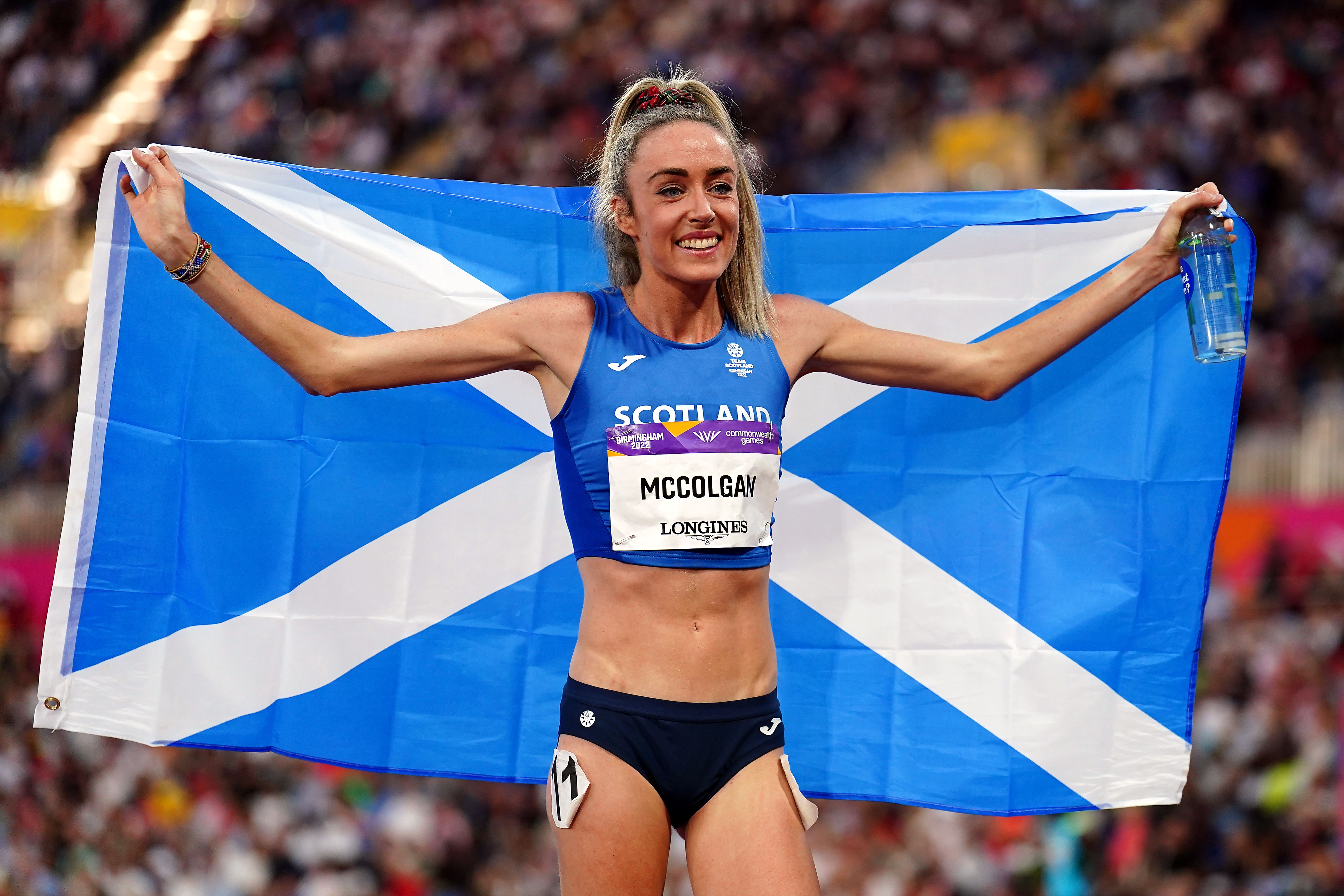 Eilish McColgan being honoured by University of Dundee (Mike Egerton/PA)