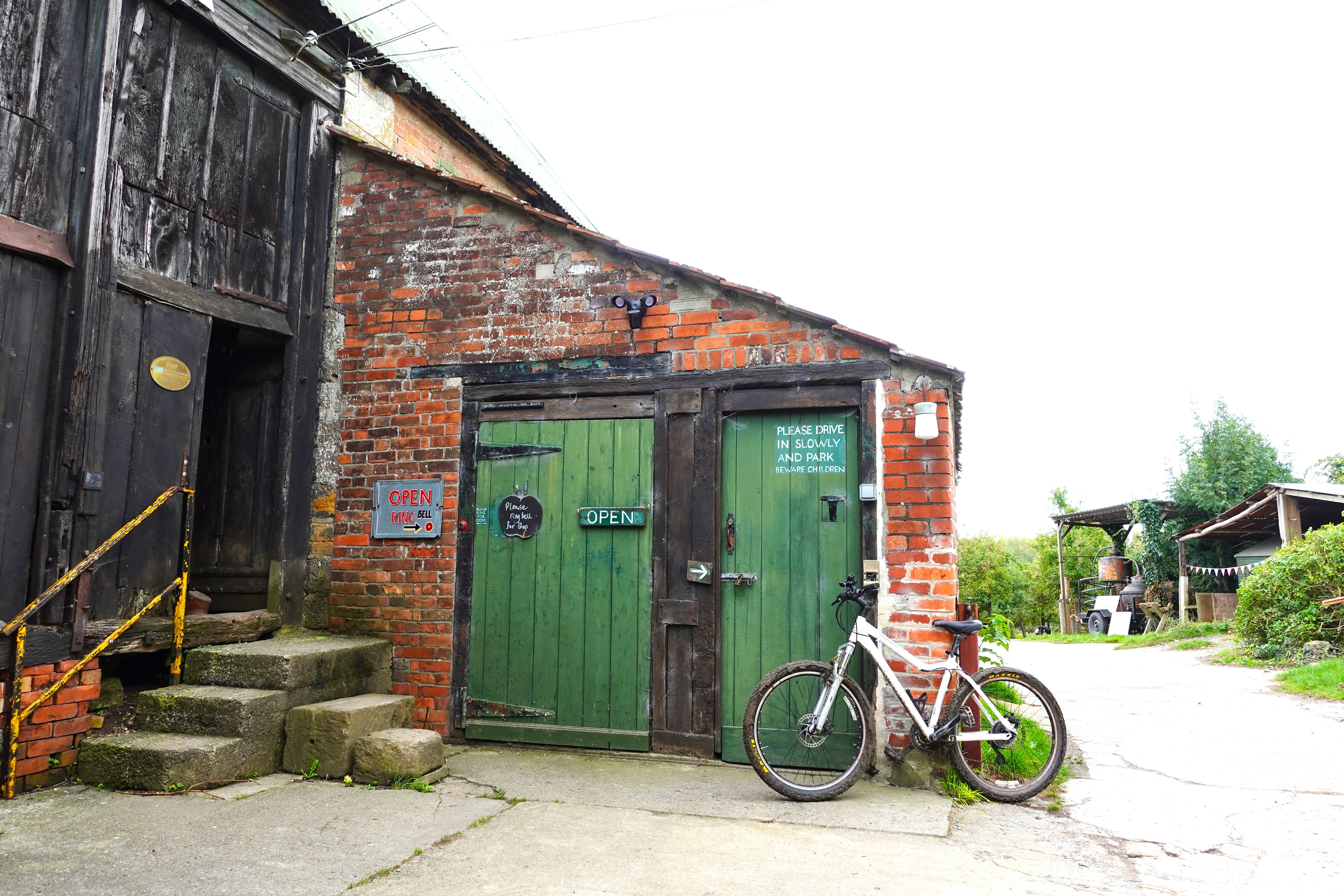 The sleepy atmosphere at Burrow Hill farm