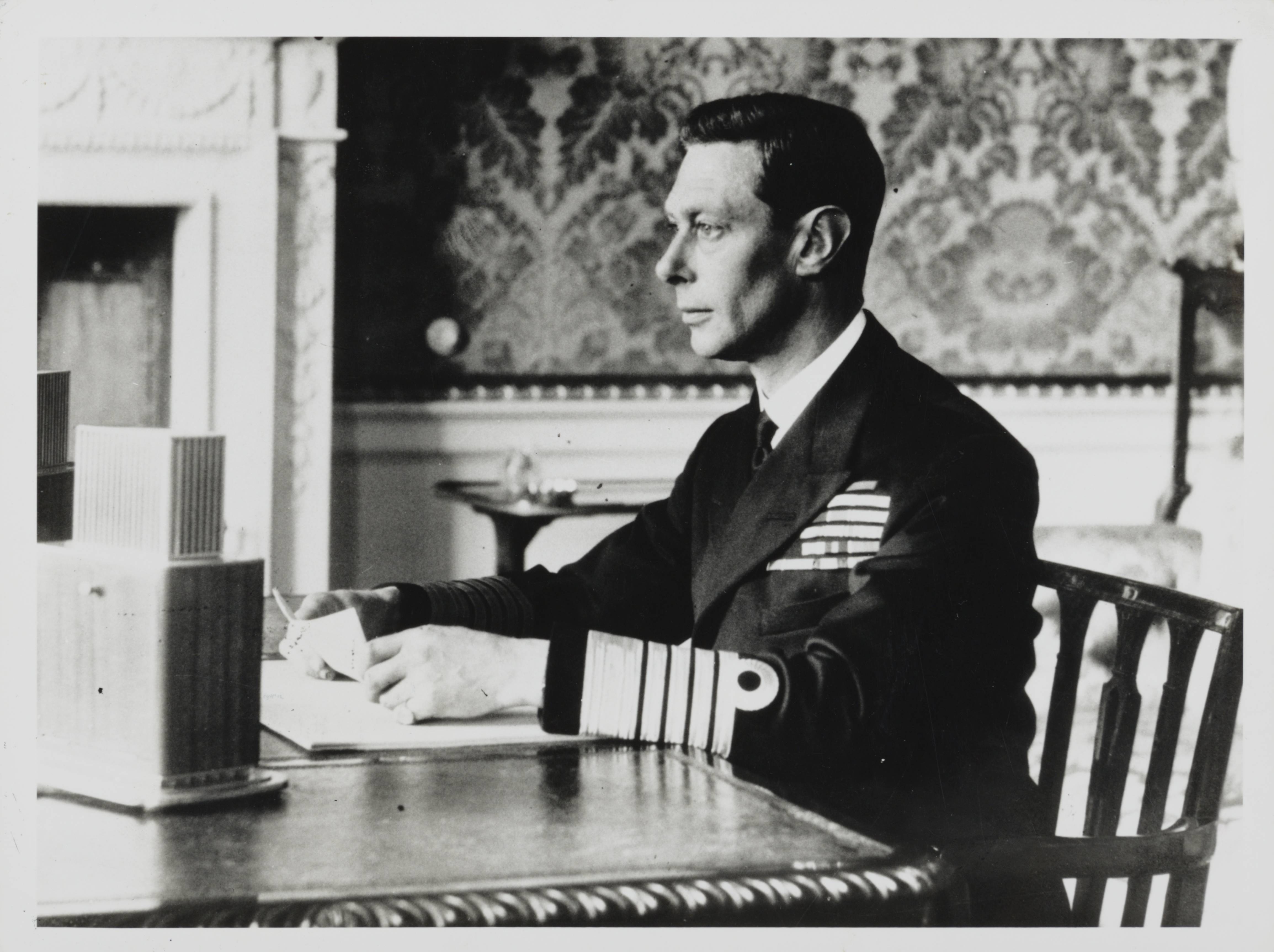 King George VI forswore civilian clothes for the duration of the Second World War