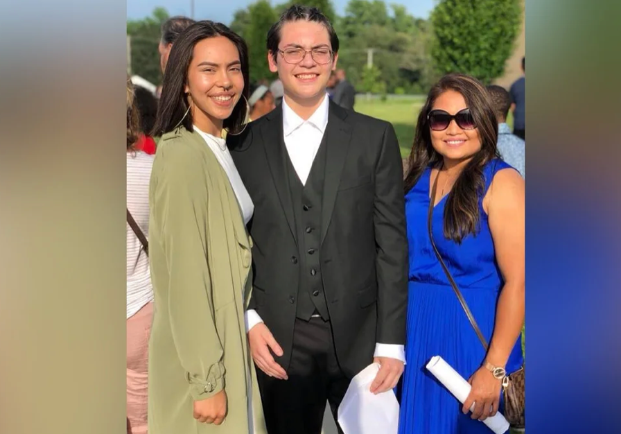 Sara Mann, (left) 21, her brother Kai Mann, 18, and their mother Sommaly Mann, 48, were shot and killed in their home in La Plata, Maryland on 4 November