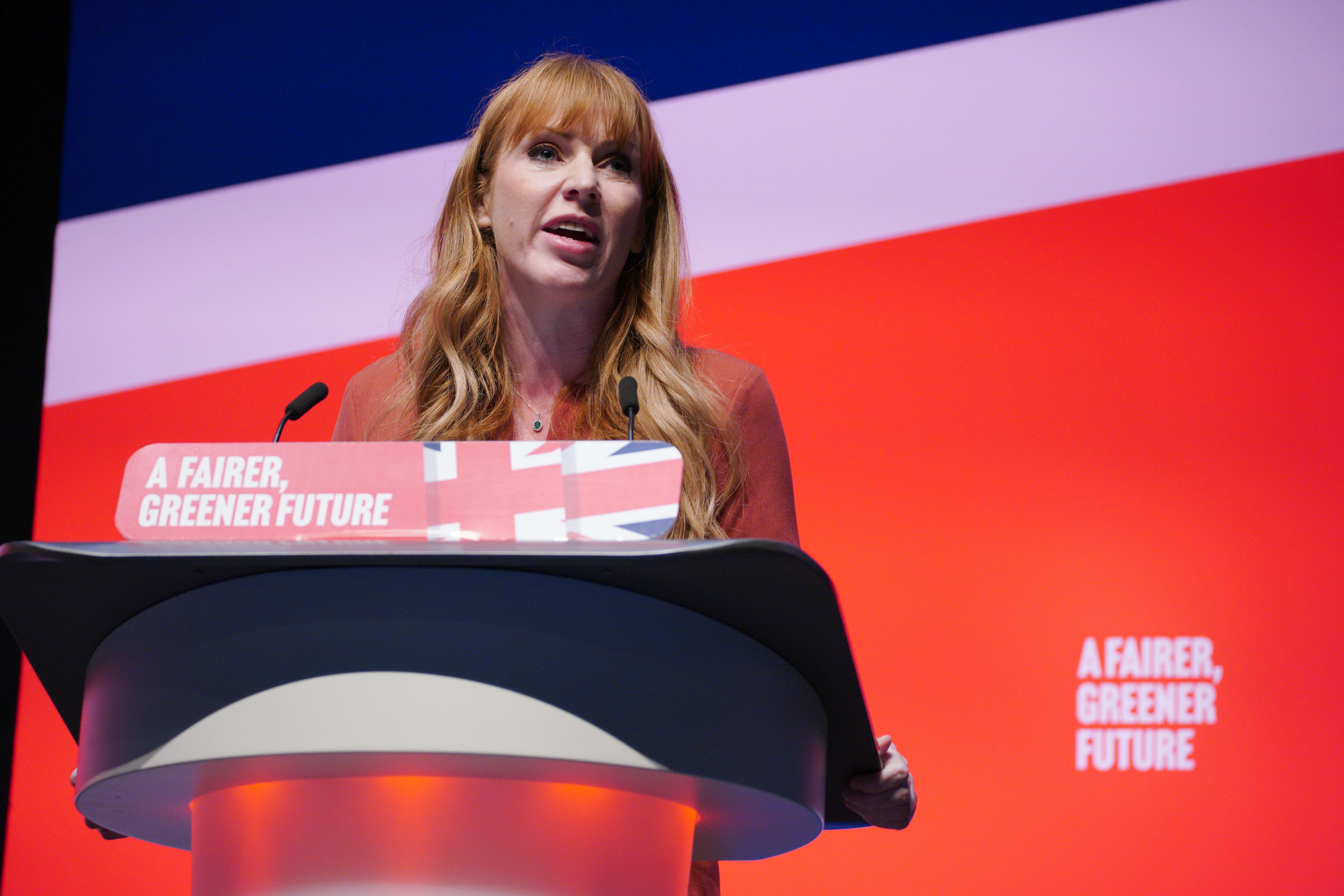 Deputy leader Angela Rayner demanded Sunak blocks the peerages (Peter Byrne/PA)