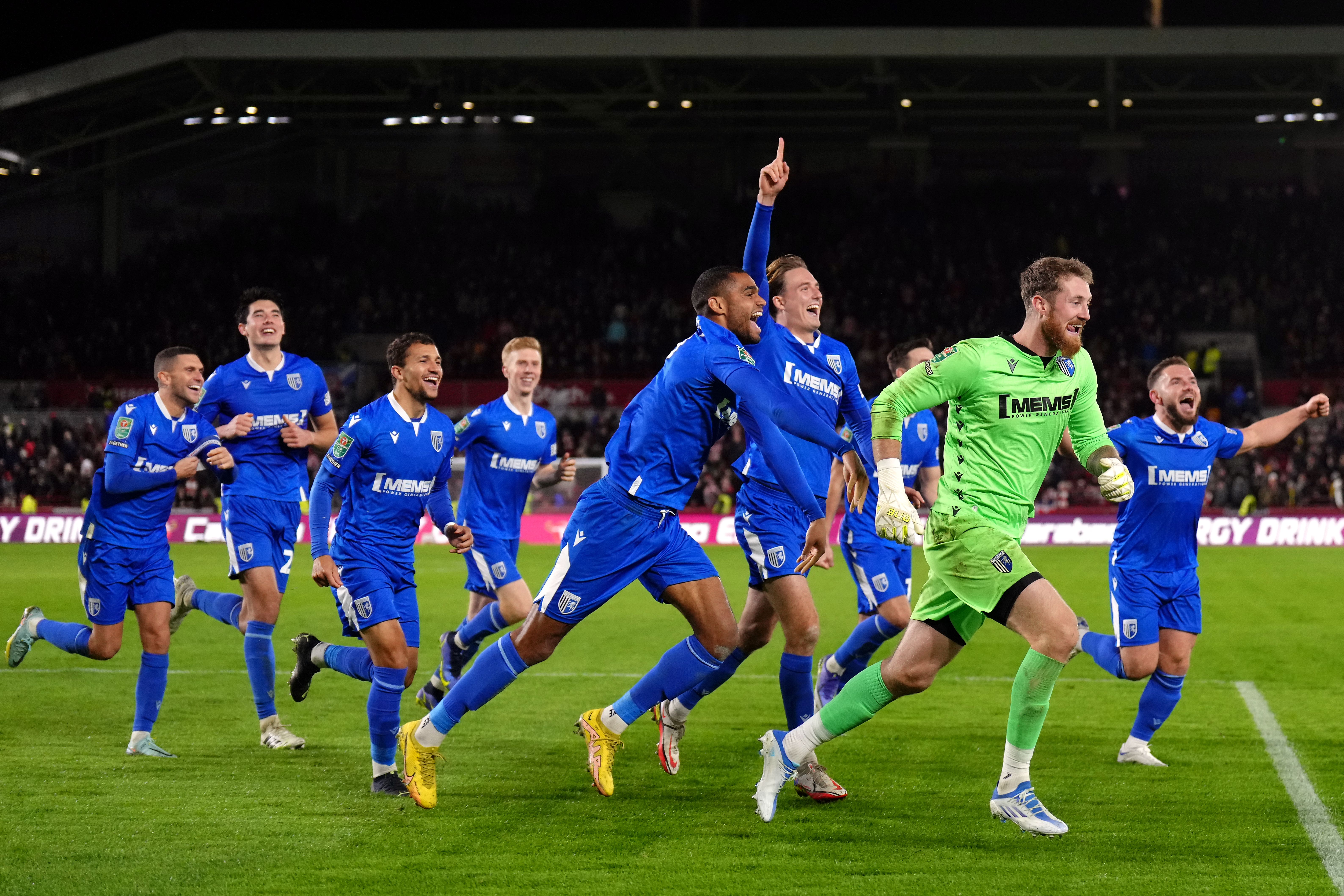 Gillingham pulled off a shock result (John Walton/PA)