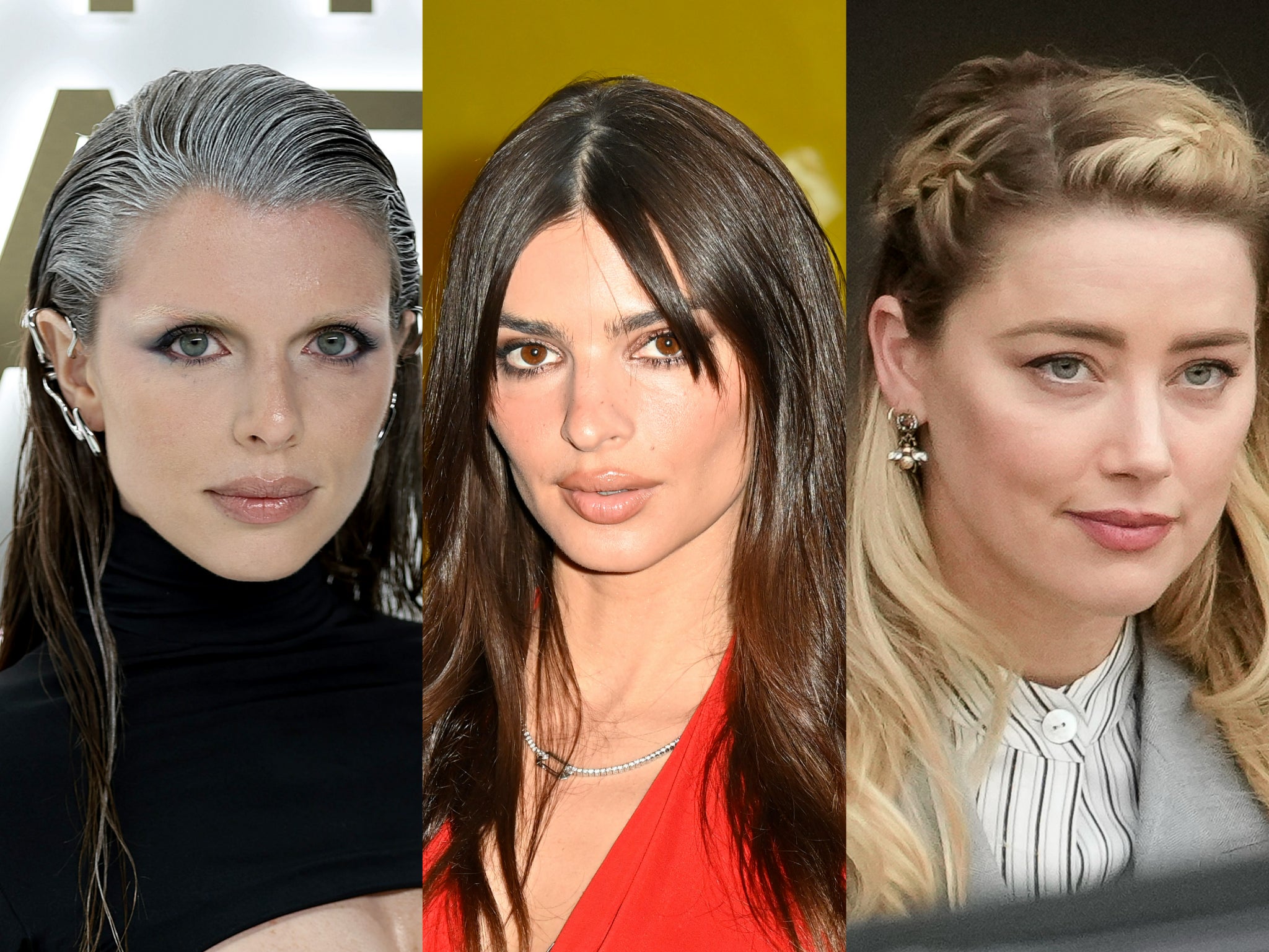 Julia Fox, Emily Ratajkowski and Amber Heard