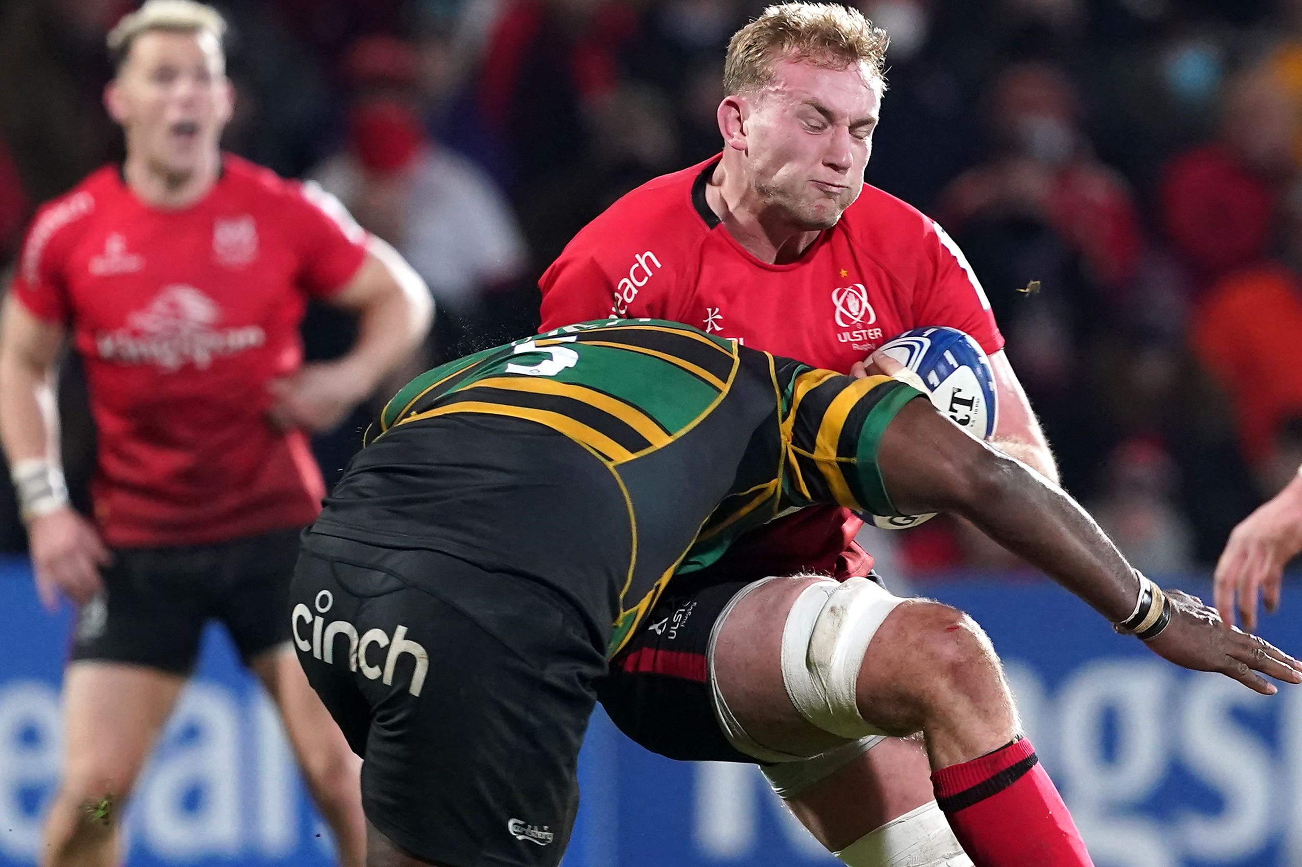 Ulster’s Kieran Treadwell, right, is back in contention at Test level (Brian Lawless/PA)