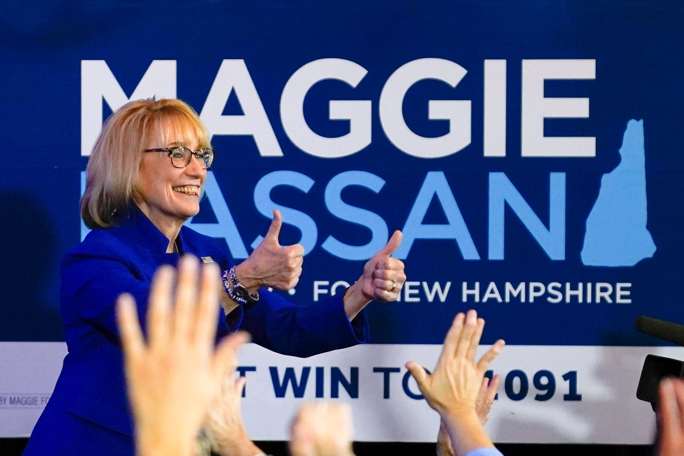 Maggie Hassan’s state of New Hampshire is a vital battleground during presidential elections