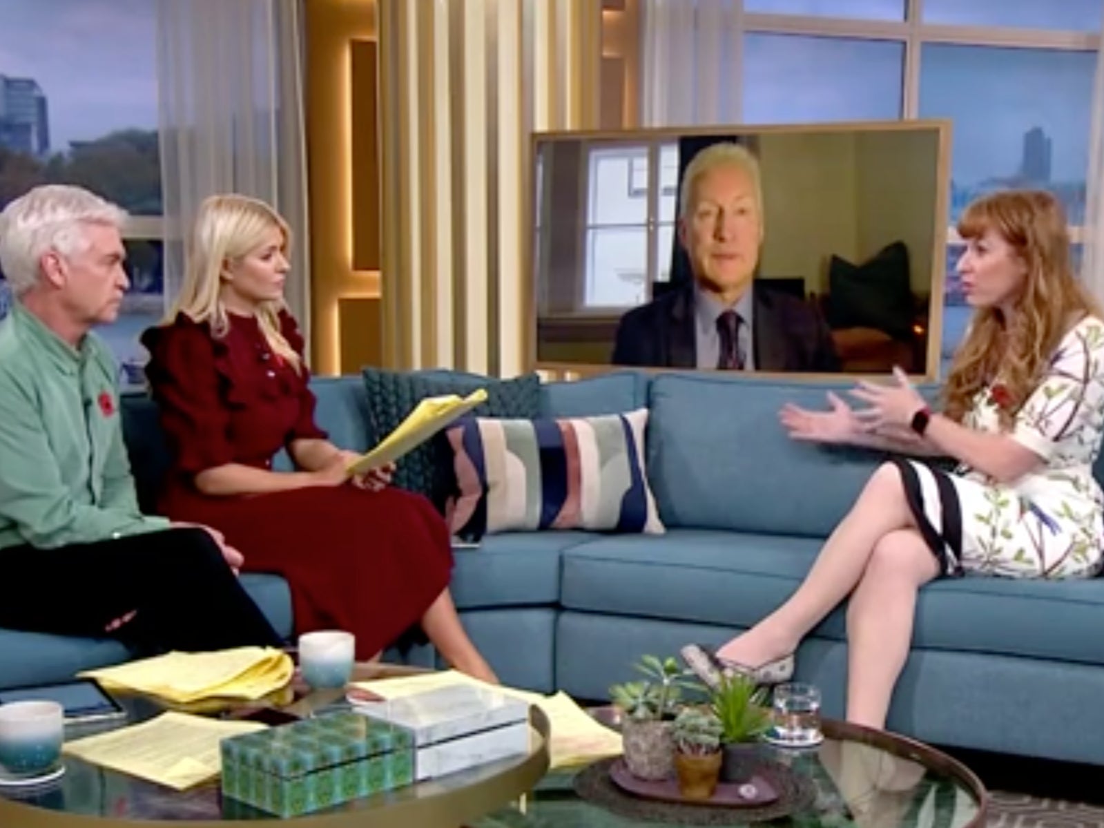 Holly Willoughby hit out at Lembit Opik’s comment to Angela Rayner on ‘This Morning’