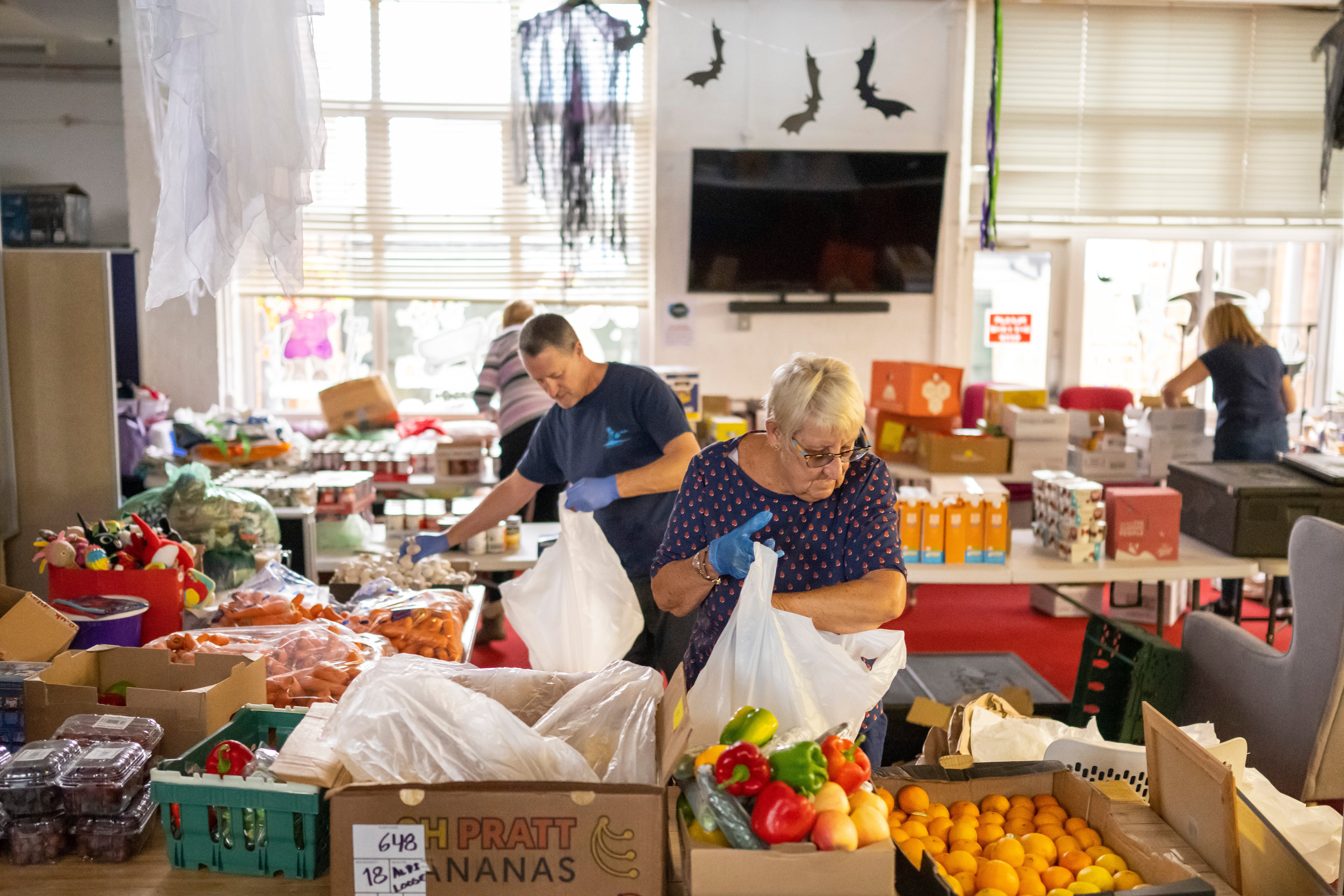 Food bank use has soared in recent months