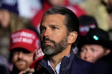Donald Trump Jr mocked for posting ‘bloodbath’ tweet moments before race turned on GOP
