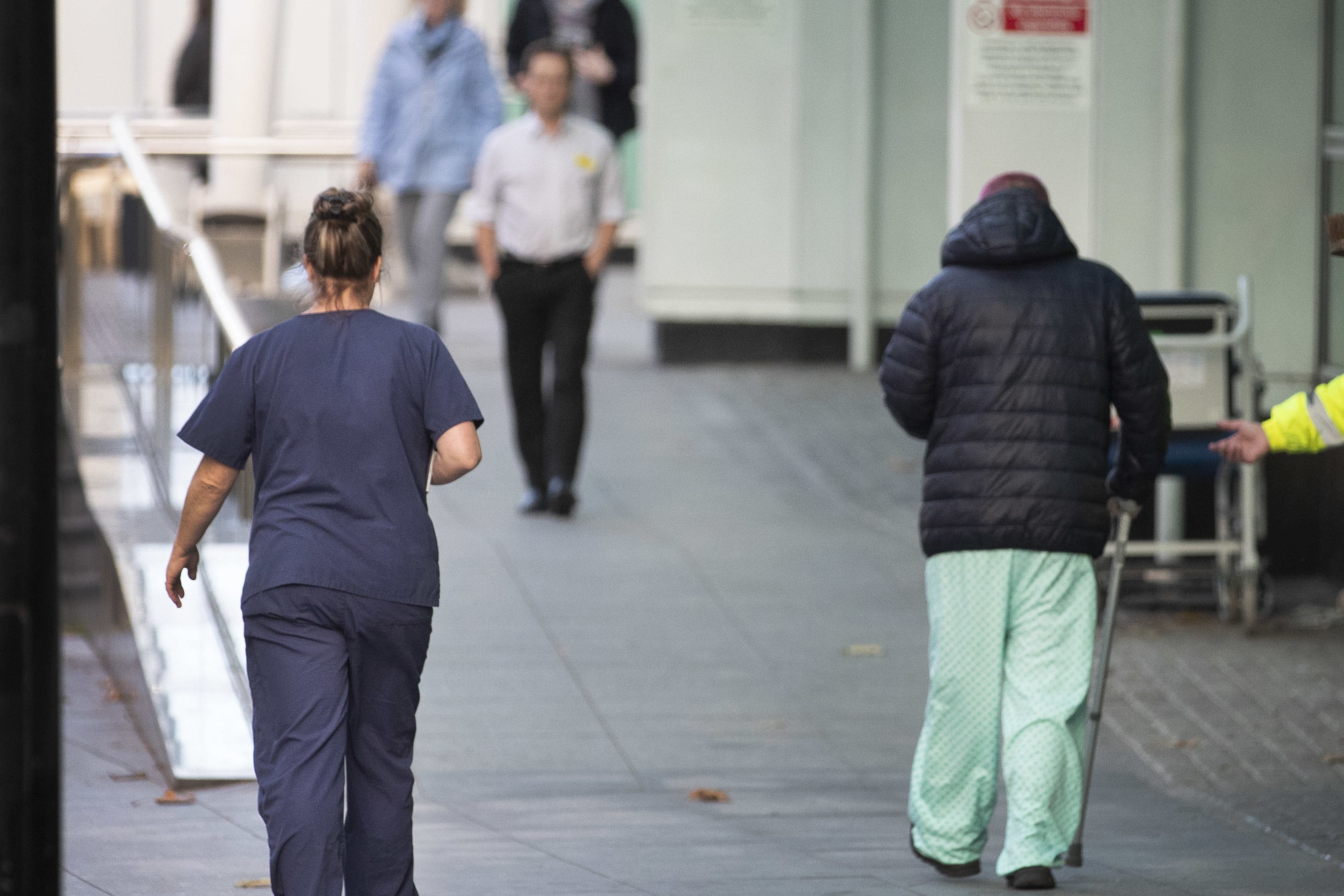 A union boss said “disruption” within healthcare is inevitable if strikes voted for by nursing staff go ahead – as she urged the Government to change its stance on pay (Joshua Bratt/PA)