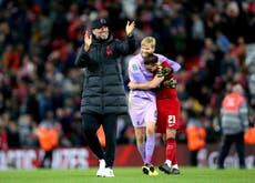 Caoimhin Kelleher the penalty shootout hero as Liverpool scrape past League One Derby