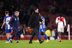 Mikel Arteta admits Arsenal’s ‘short’ squad may need January reinforcements