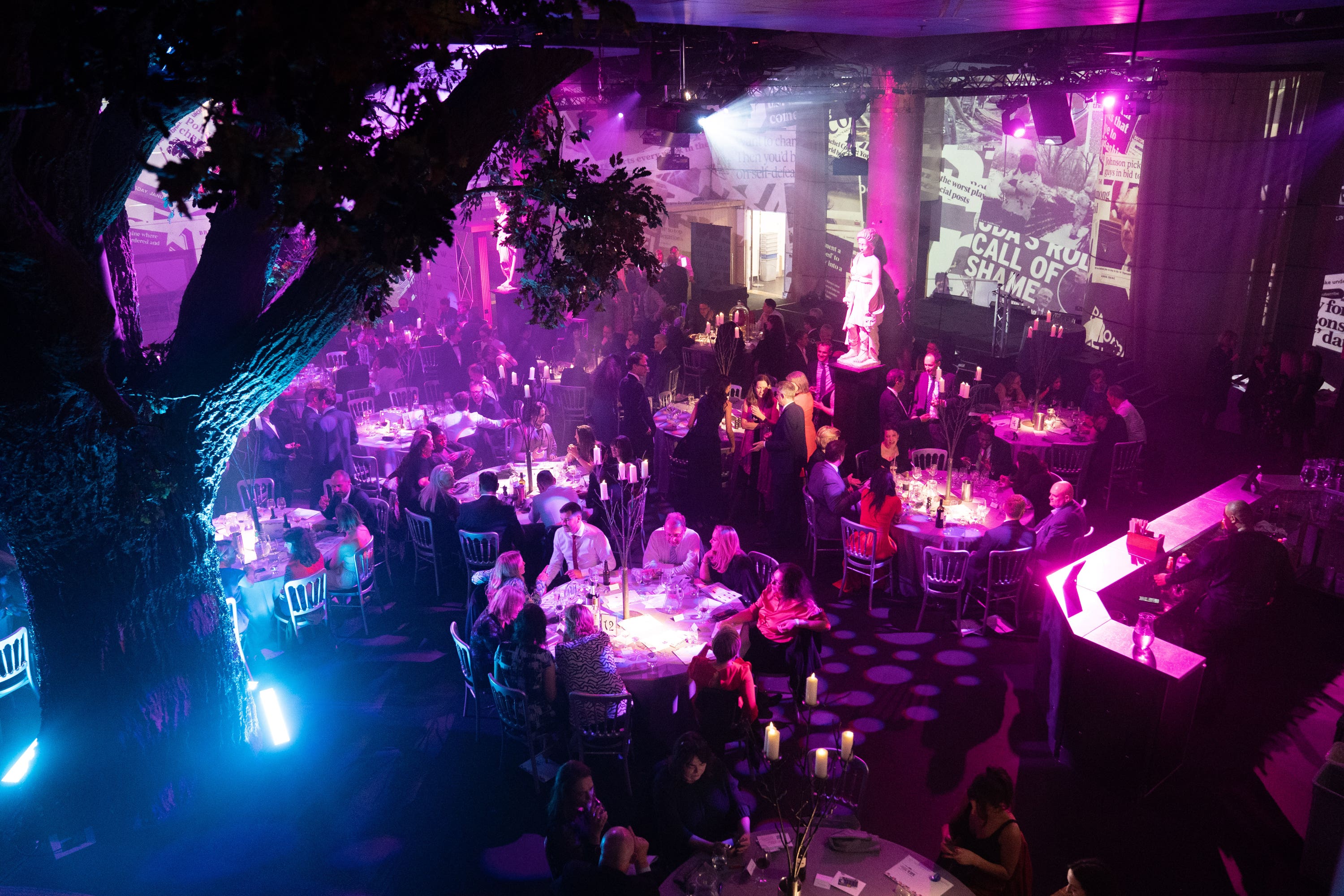 The Society of Editors’ Media Freedom Awards took place at the Underglobe in London (James Manning/PA)