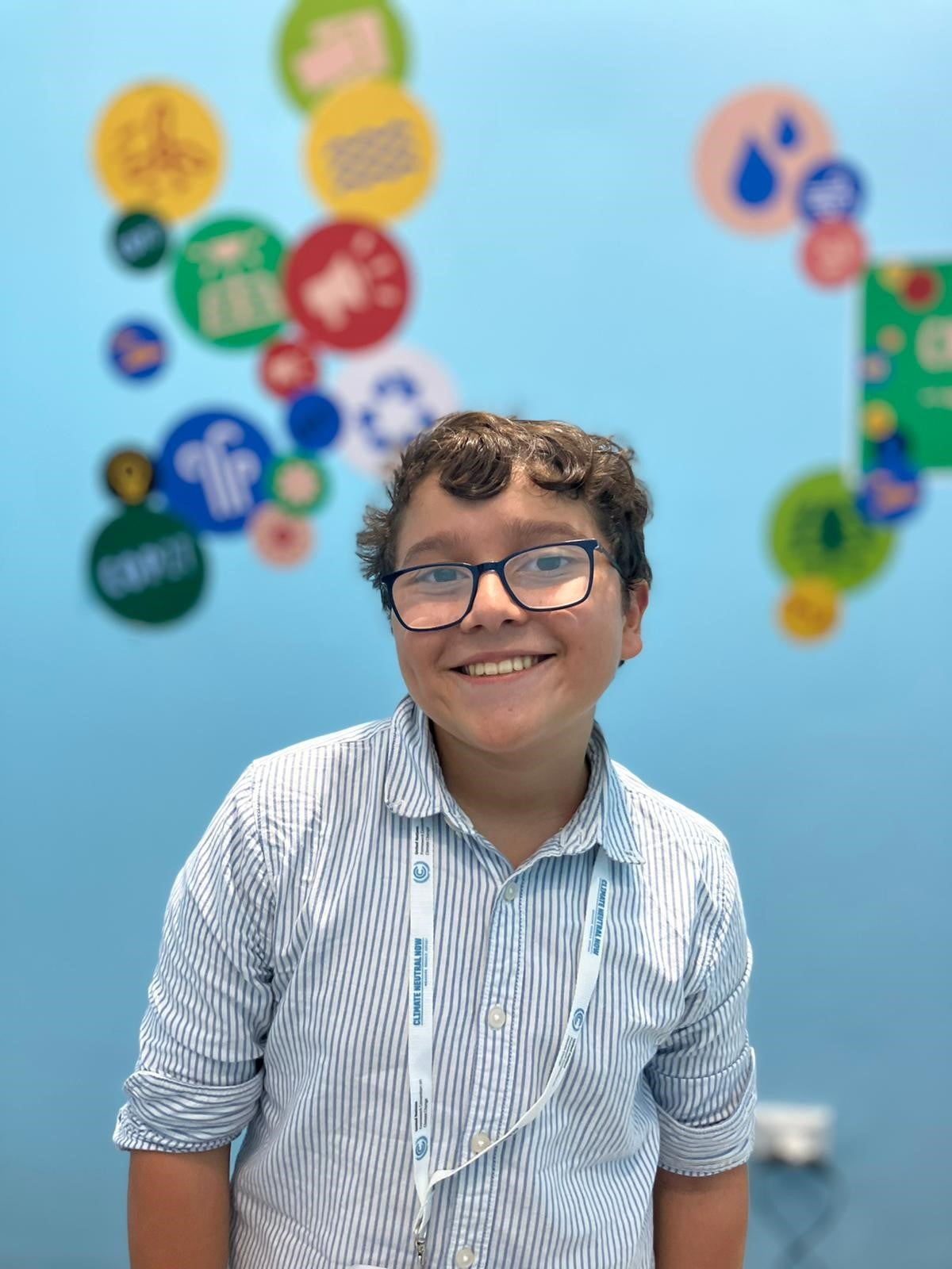 Francisco Vera is one of a number of child climate activists calling for action to tackle the crisis at Cop27 in Egypt