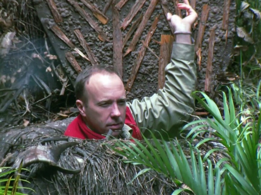 Matt Hancock on I’m a Celebrity