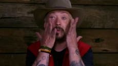 Boy George wipes away tears after Matt Hancock enters I’m a Celebrity jungle