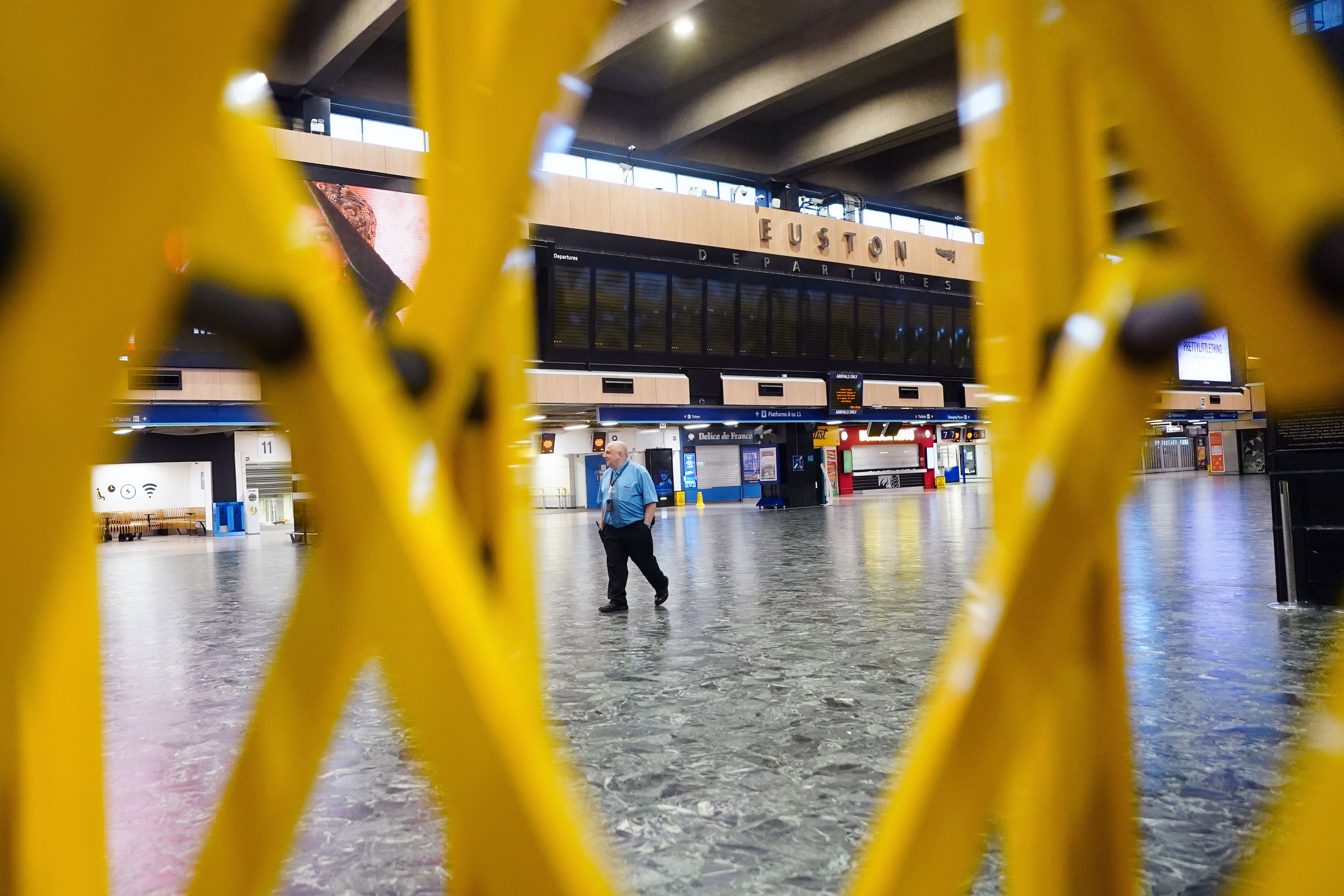 New rail minister Huw Merriman claimed the Government has ‘changed the tone’ on strikes which have decimated train services in recent months (Victoria Jones/PA)