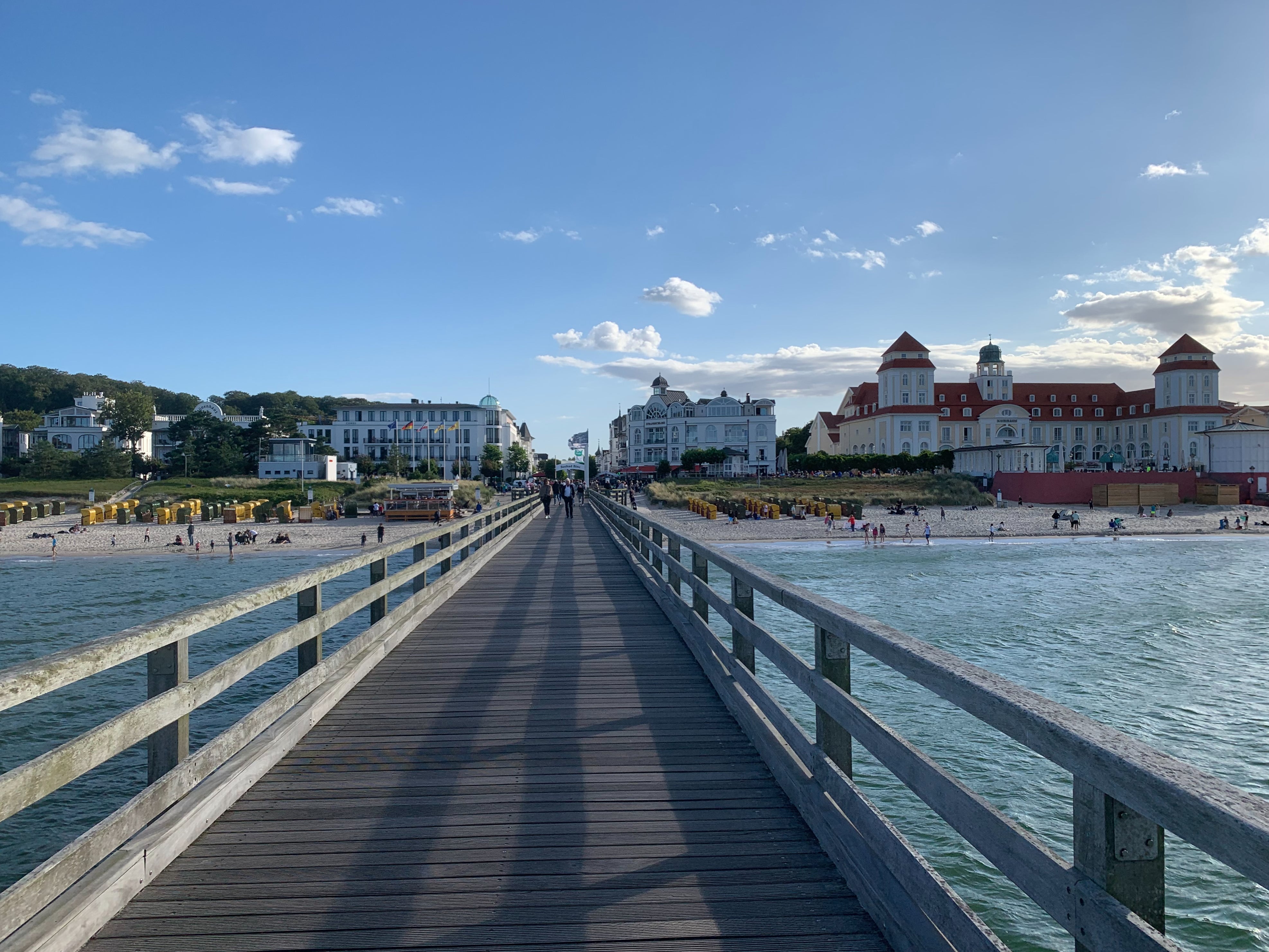 Explore the beachy resort town of Binz