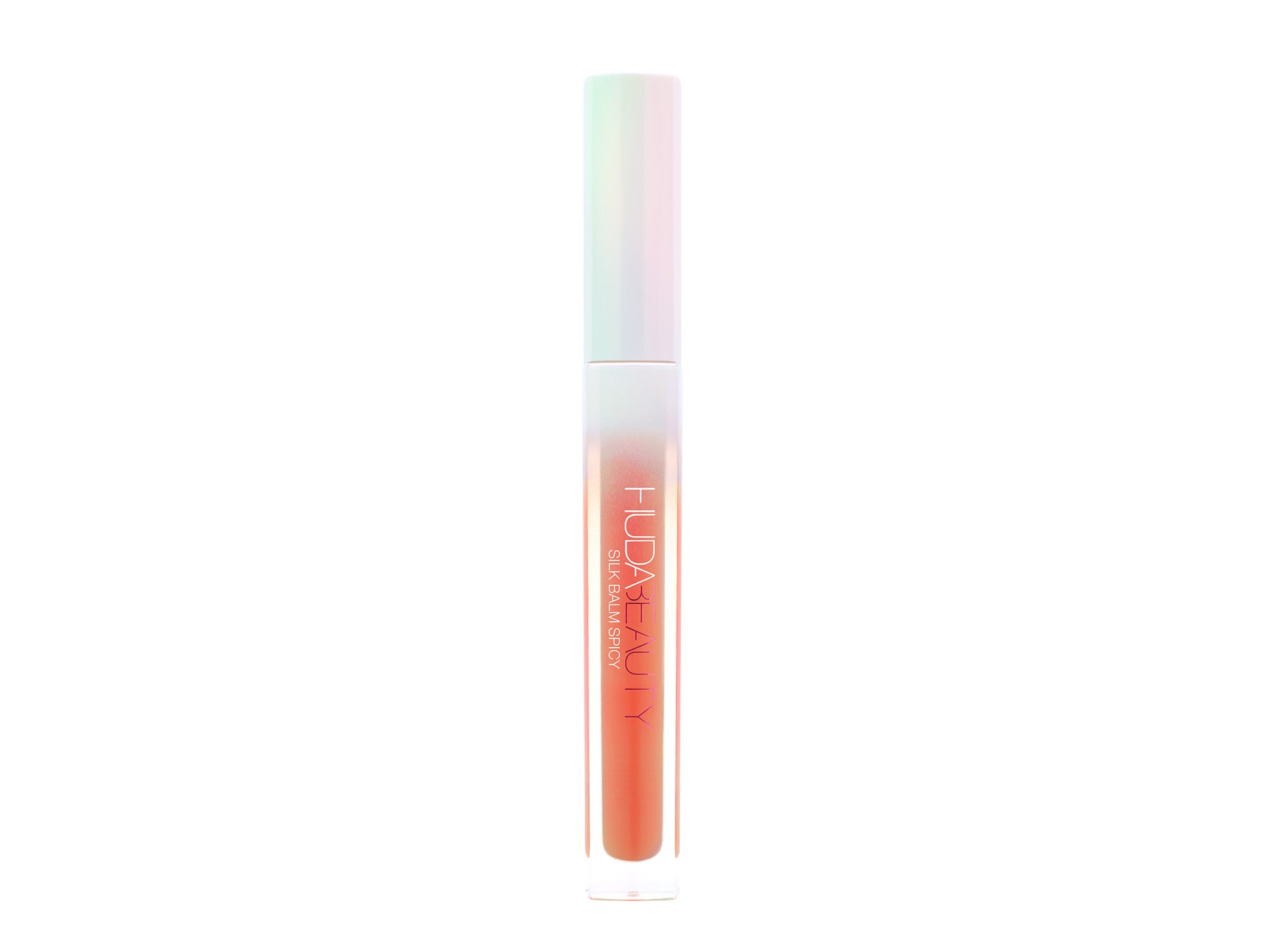 Huda Beauty silk balm spicy thermos plumping lip balm