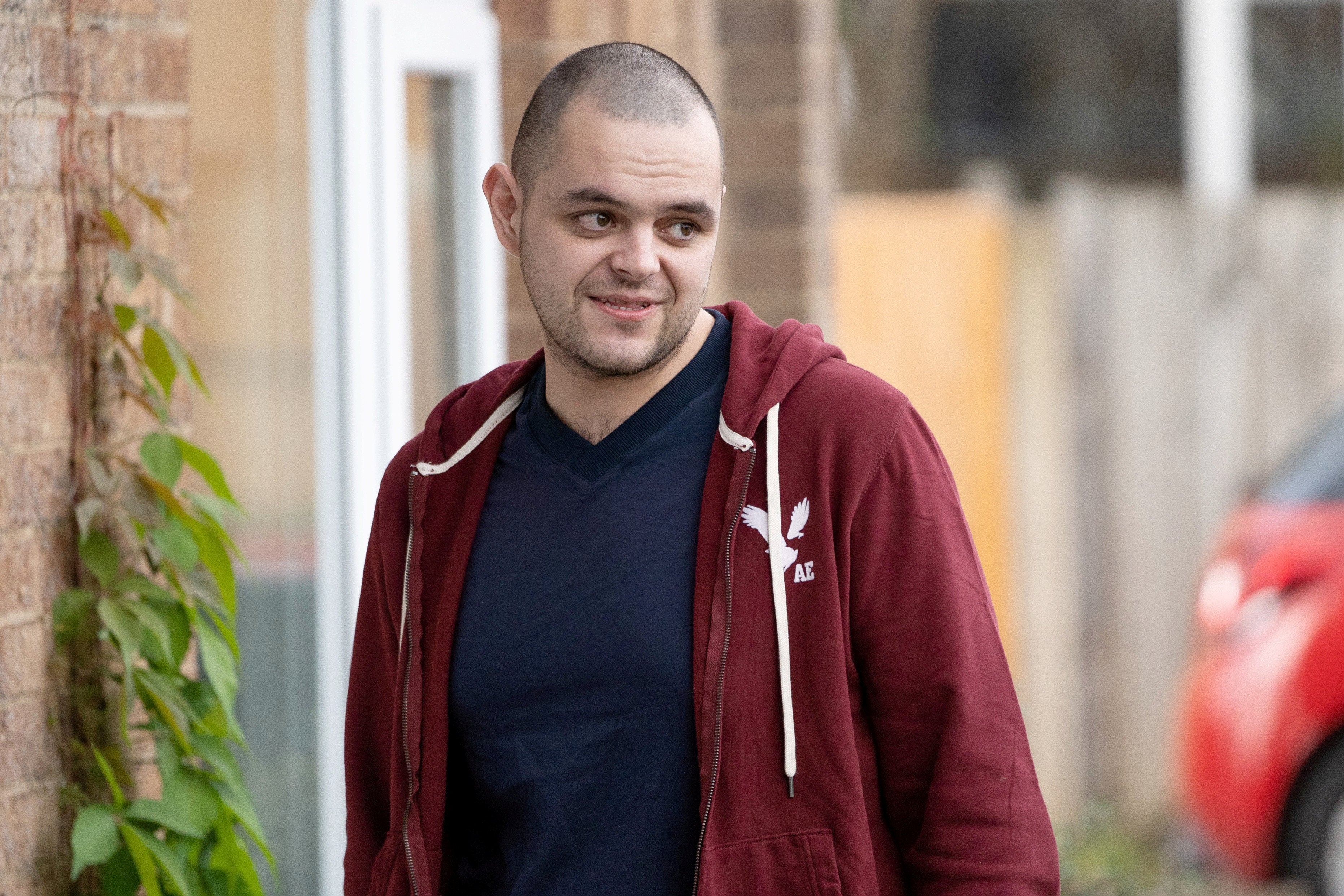 Aslin returns to his home in Newark in September 2022