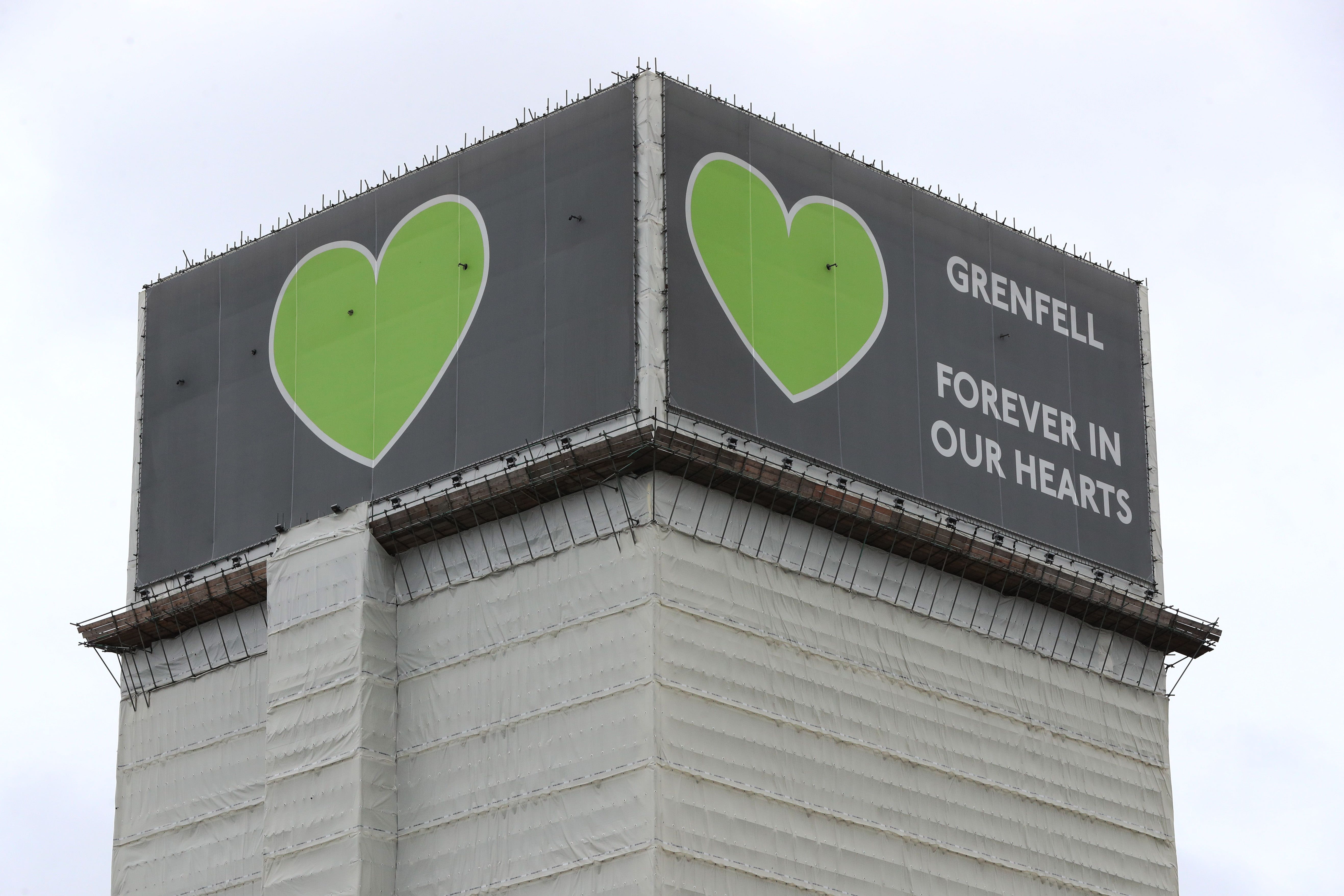 The tower block fire killed 72 people in North Kensington in 2017