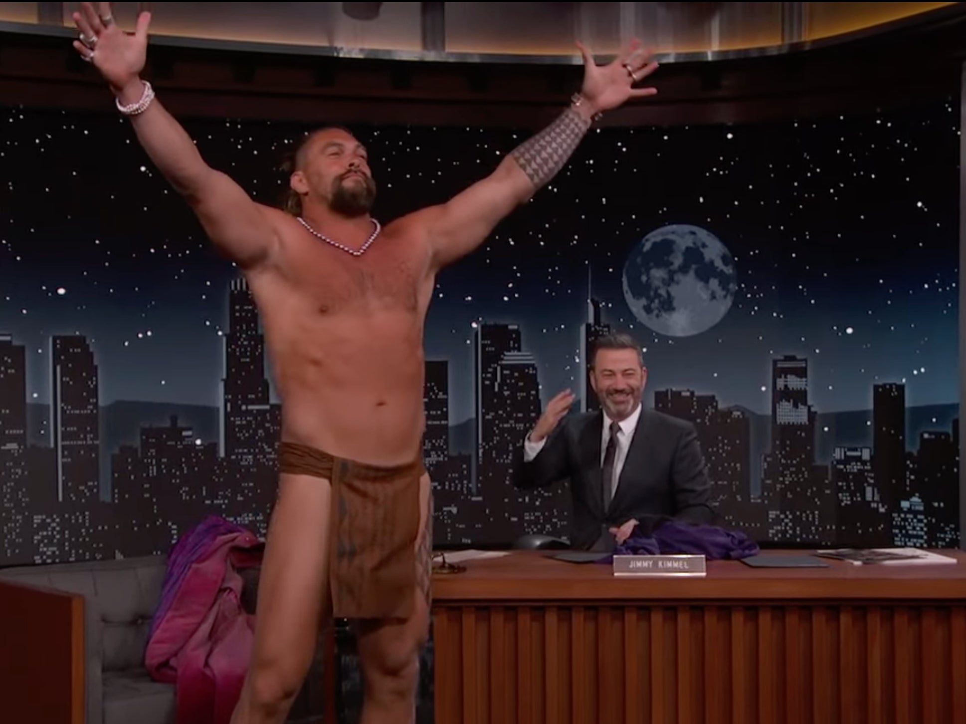 Jason Momoa on ‘Jimmy Kimmel Live’