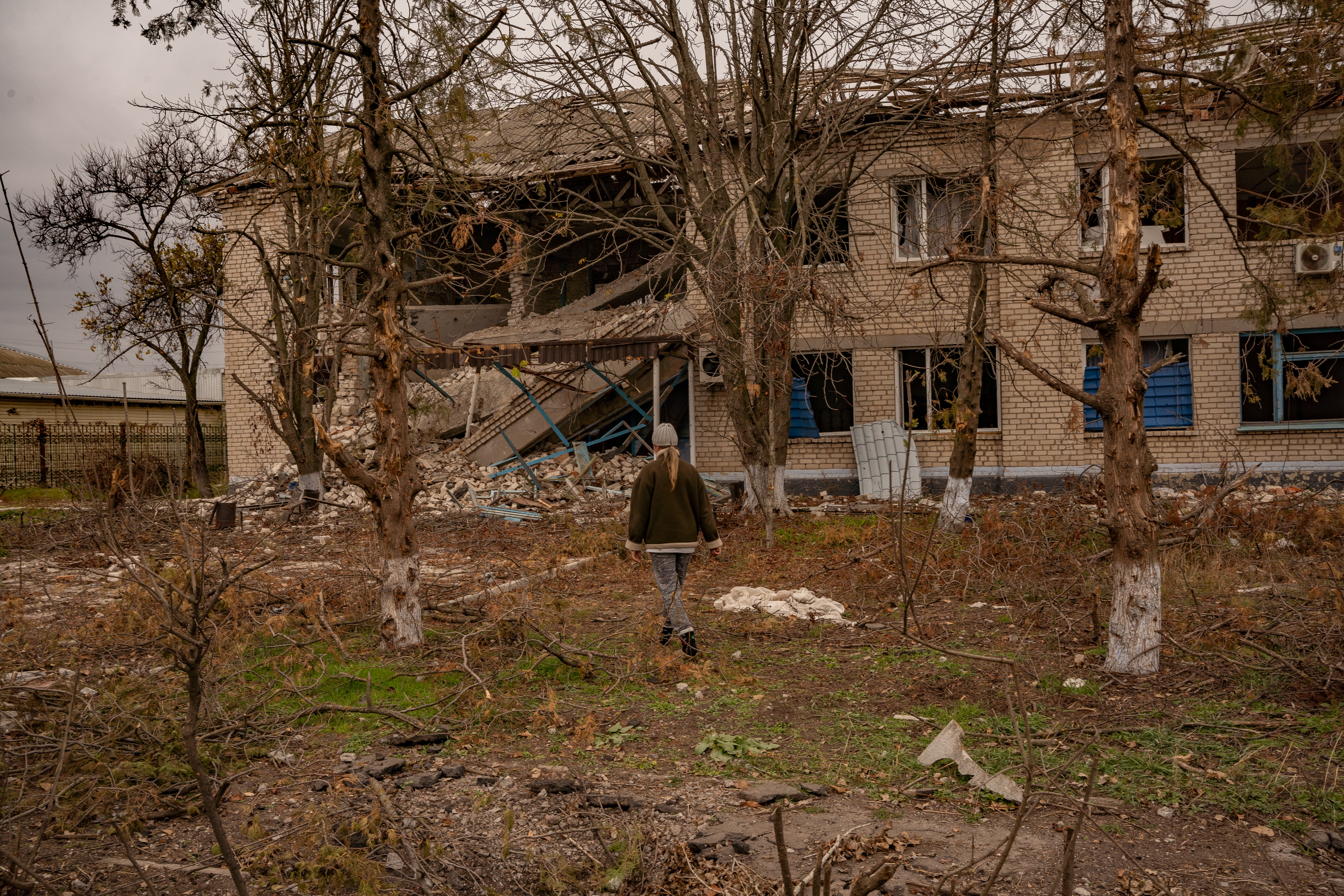 Natasha says the shelling has only stopped in Kobzartsi town since Ukraine liberated surrounding villages