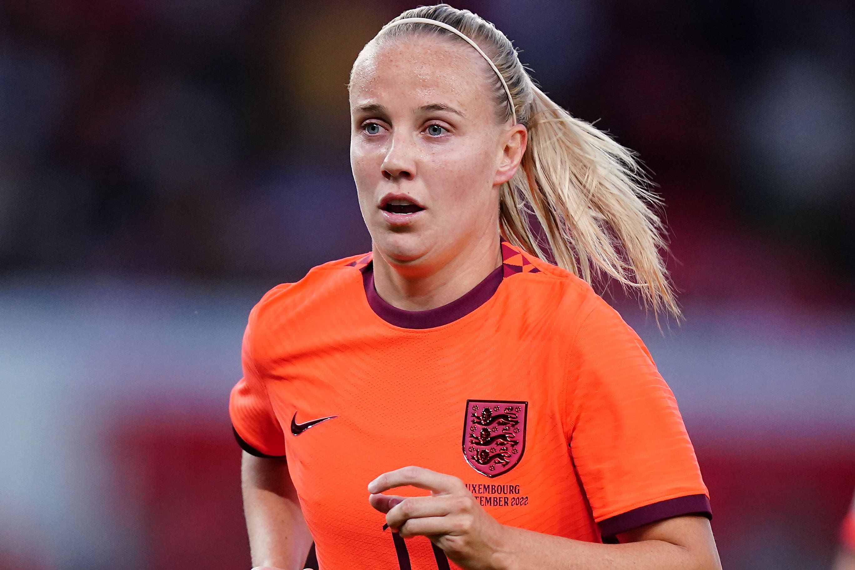 England have confirmed that forward Beth Mead has withdrawn from the squad due to family circumstances (Mike Egerton/PA)